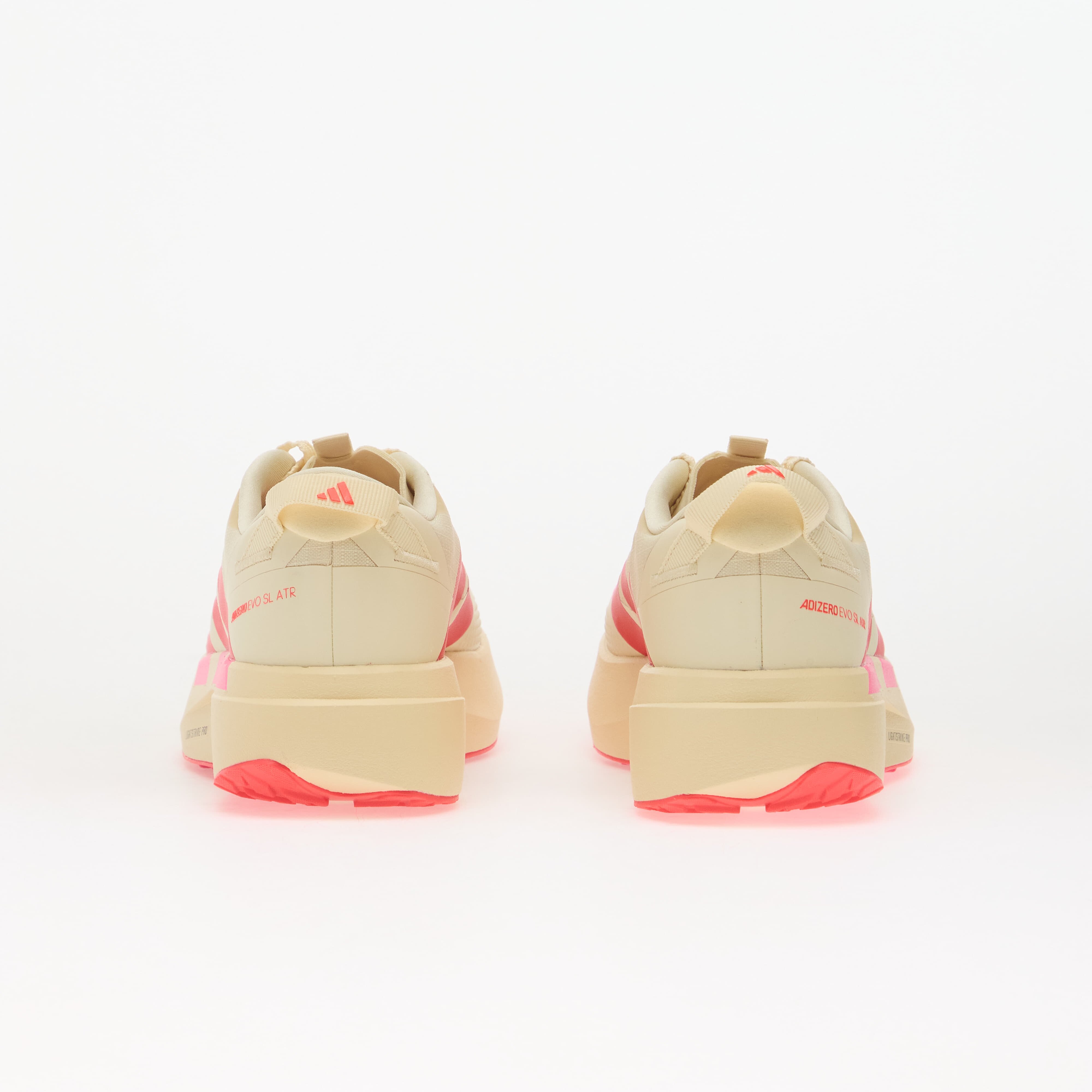 adidas Performance Сникърси adidas Adizero EVO SL ATR Warm Vanilla/ Lucid Red/ Lucid Pink