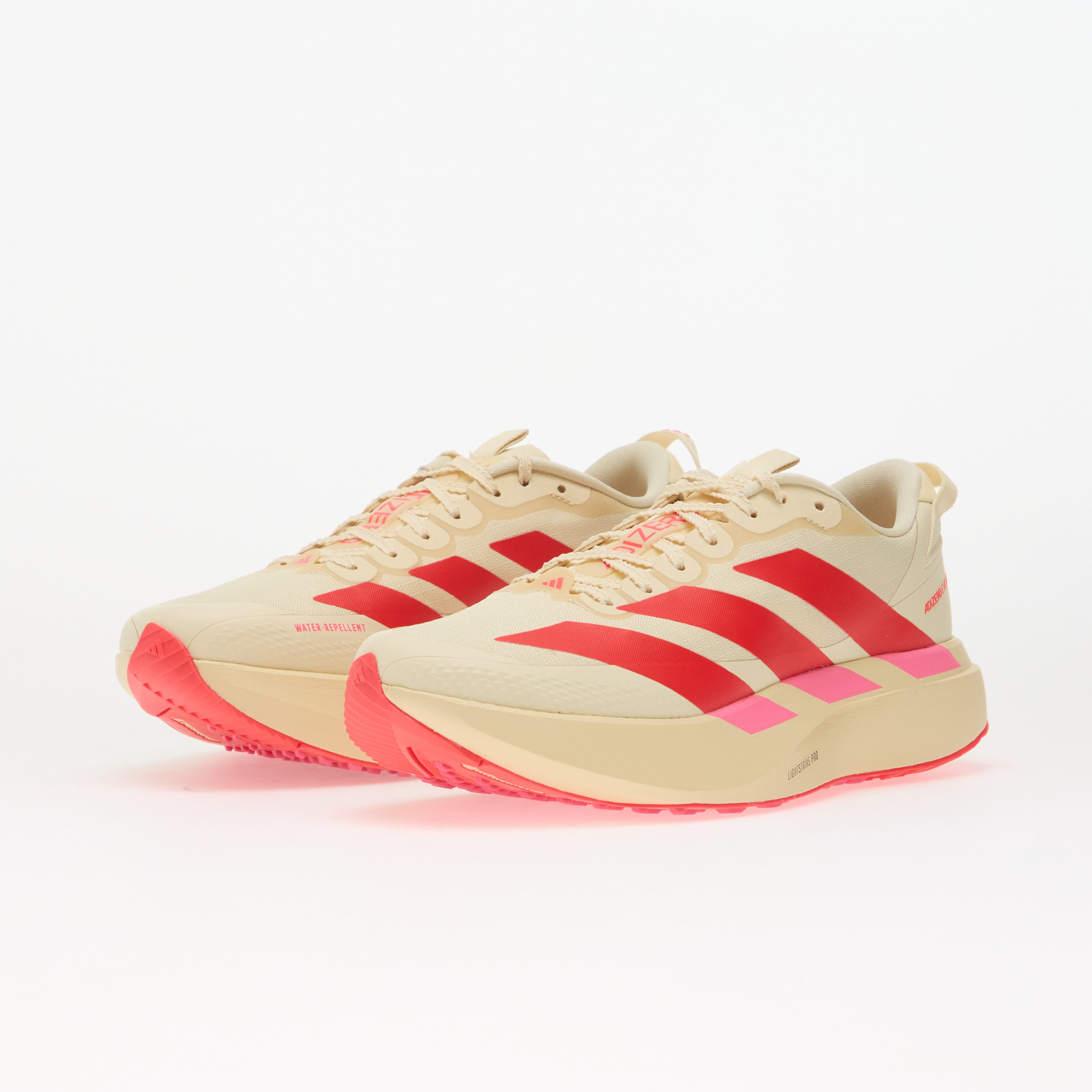 adidas Performance Сникърси adidas Adizero EVO SL ATR Warm Vanilla/ Lucid Red/ Lucid Pink