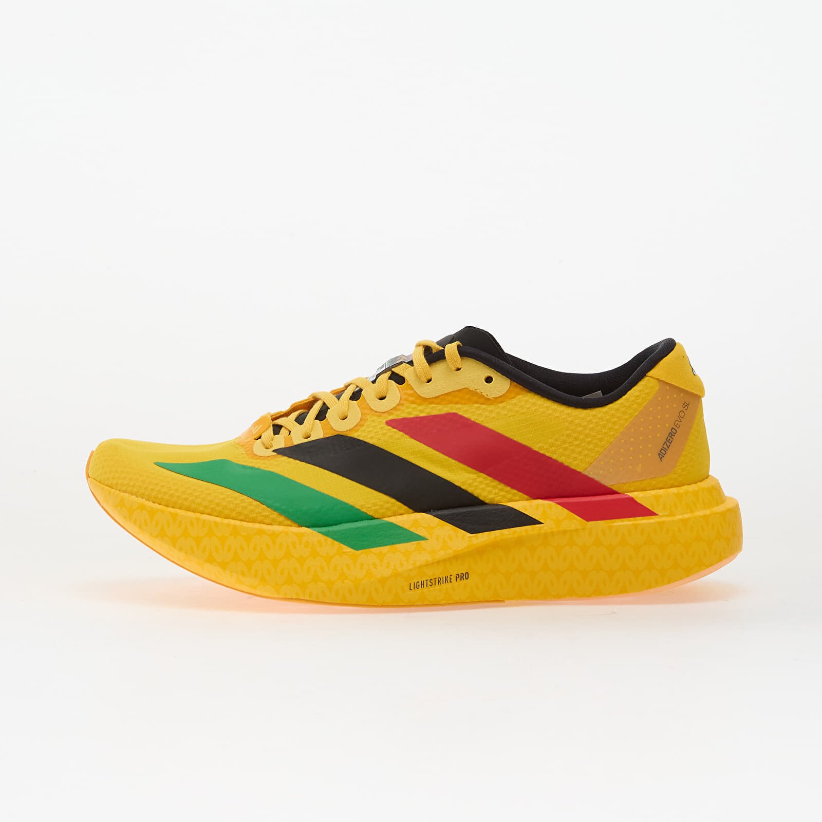 adidas Performance Сникърси adidas Adizero EVO SL Bold Gold/ Vivid Green/ Pure Ruby