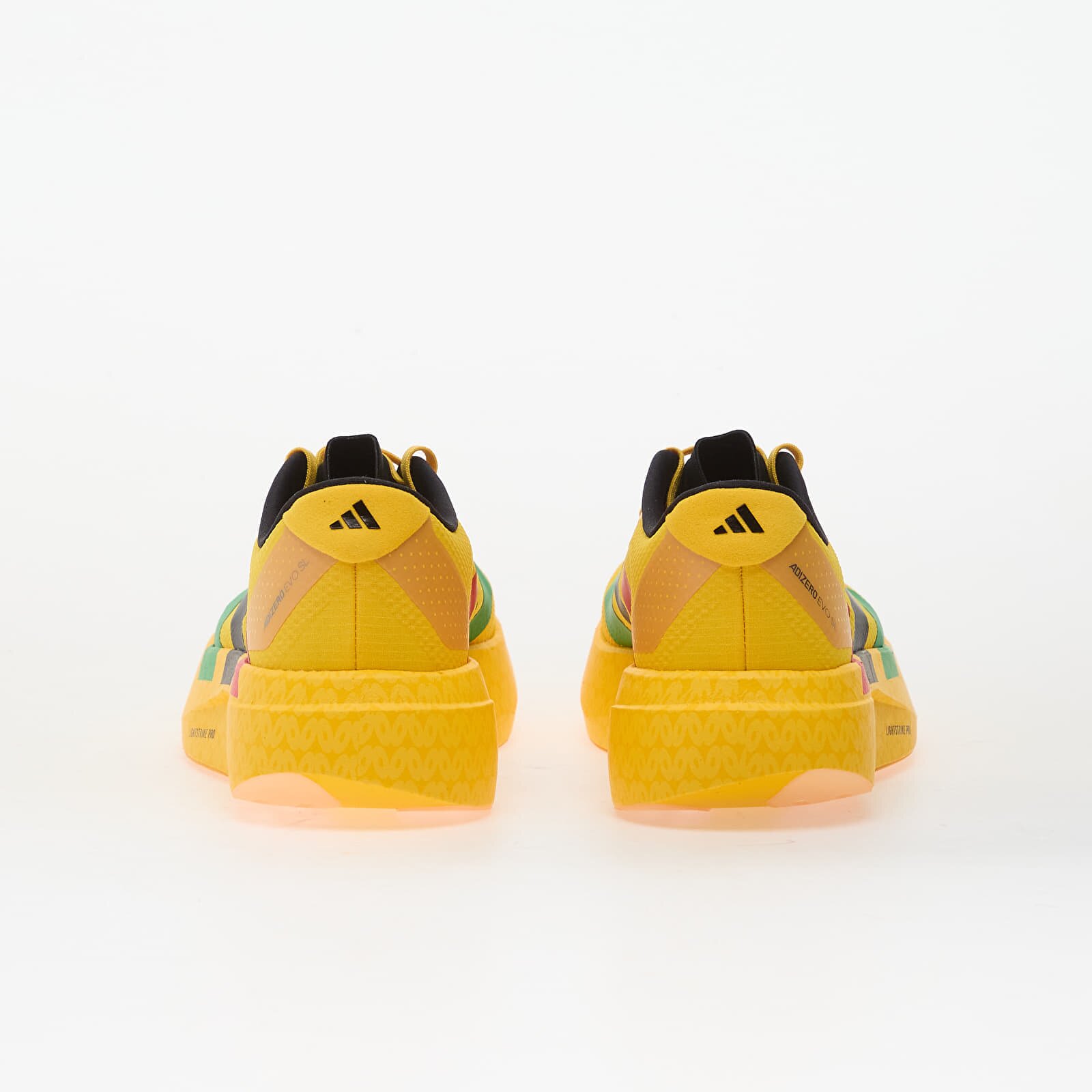 adidas Performance Сникърси adidas Adizero EVO SL Bold Gold/ Vivid Green/ Pure Ruby