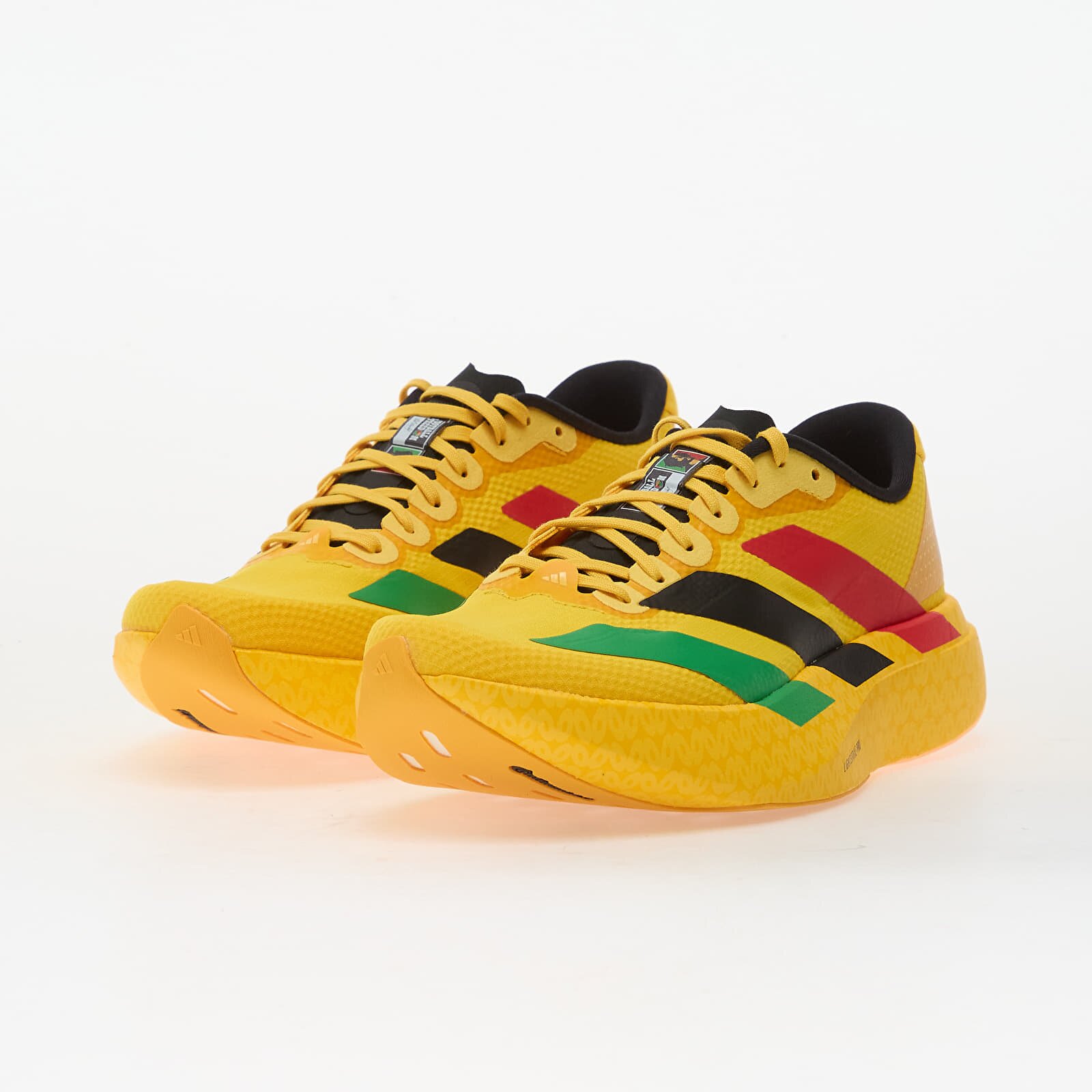adidas Performance Сникърси adidas Adizero EVO SL Bold Gold/ Vivid Green/ Pure Ruby