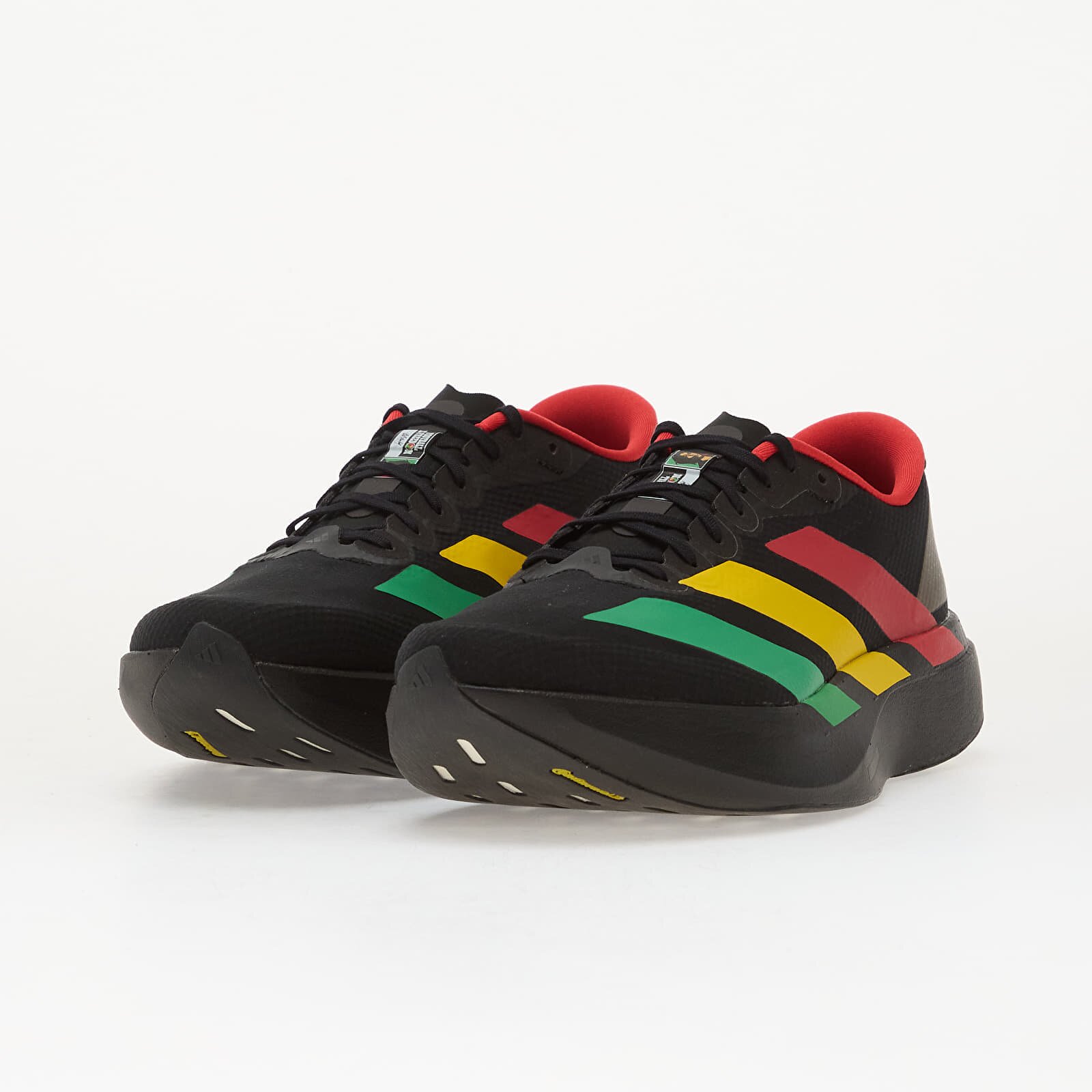 adidas Performance Сникърси adidas Adizero EVO SL Core Black/ Vivid Green/ Bold Gold