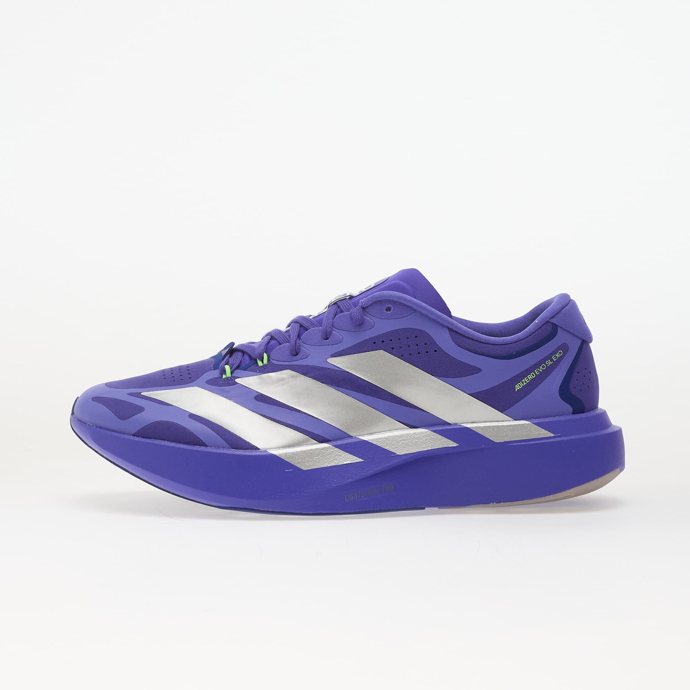 adidas Performance Сникърси adidas Adizero Evo SL Exo Solar Purple/ Silver Met./ Pure Purple