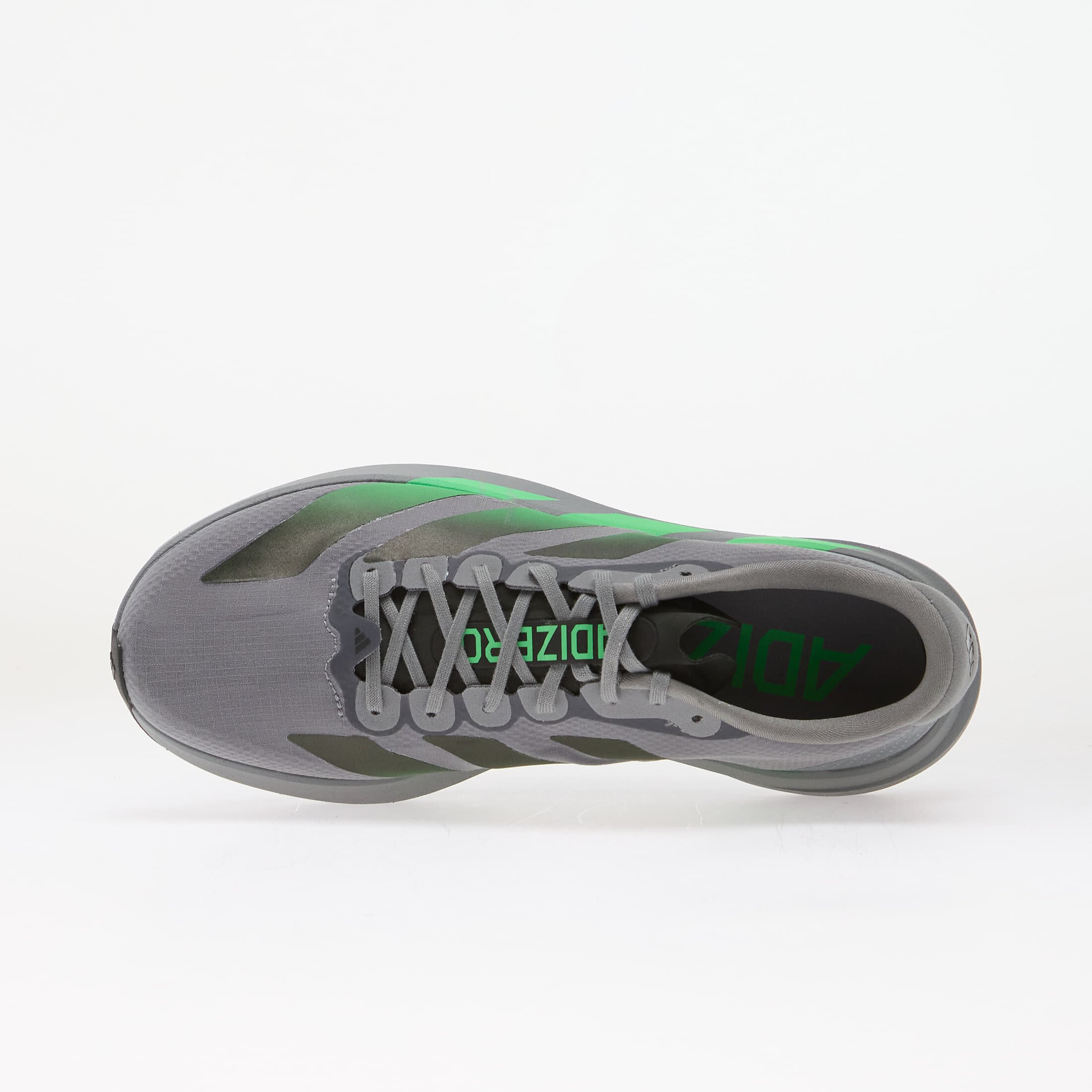 adidas Performance Сникърси adidas Adizero Evo SL Grey/ Screaming Green/ Carbon