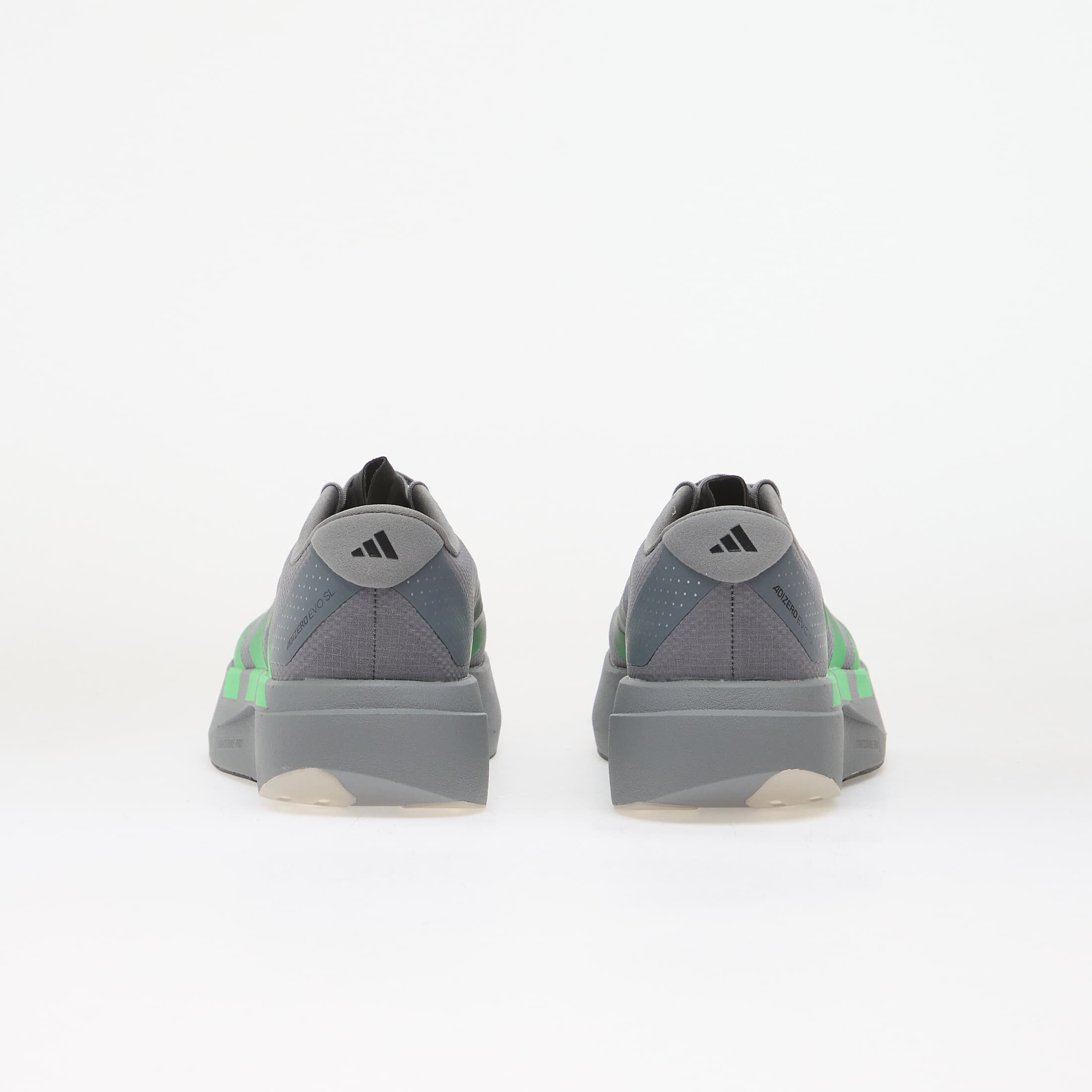 adidas Performance Сникърси adidas Adizero Evo SL Grey/ Screaming Green/ Carbon