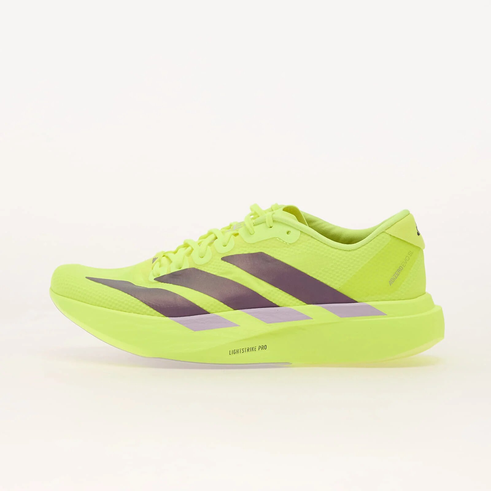 adidas Performance Сникърси adidas Adizero EVO SL Woven M Solar Yellow/ Aurora Plum/ Powder Plum