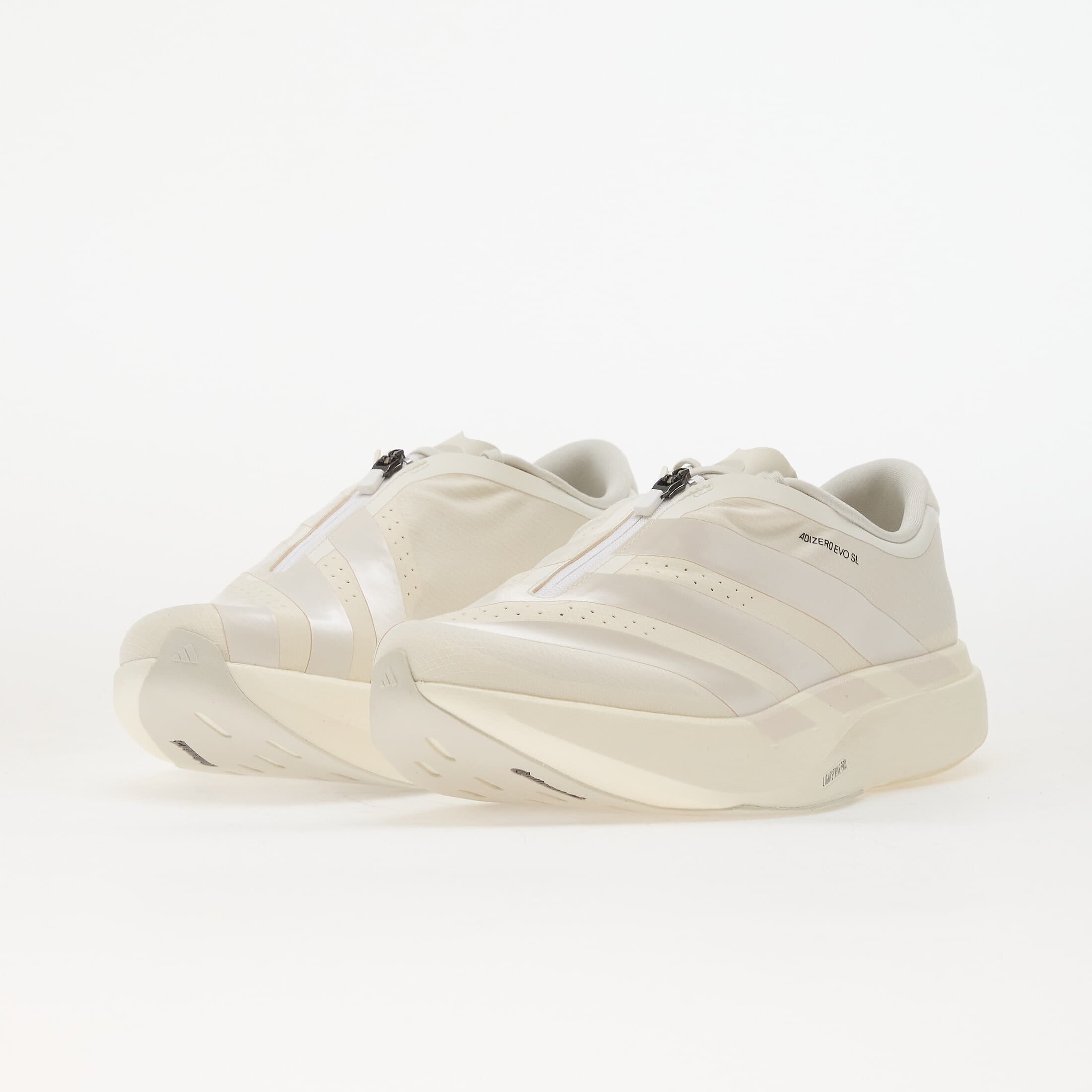 adidas Performance Сникърси adidas ADIZERO EVO SL Zip LIGHTSTRIKEPRO Running Core White/ Zero Met./ Orbit Grey