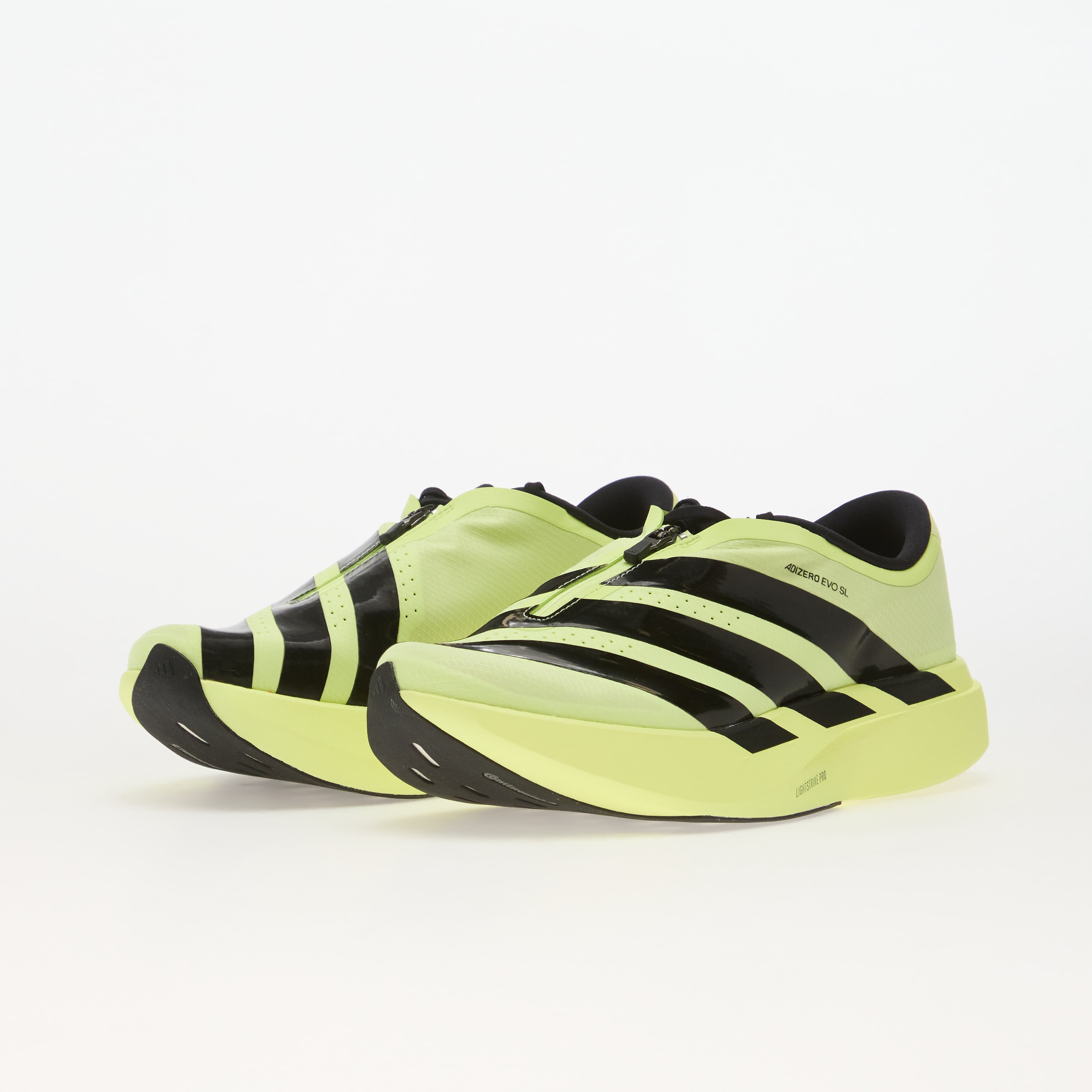 adidas Performance Сникърси adidas ADIZERO EVO SL Zip LIGHTSTRIKEPRO Running Frozen Lemon/ Core Black/ Iron Met.