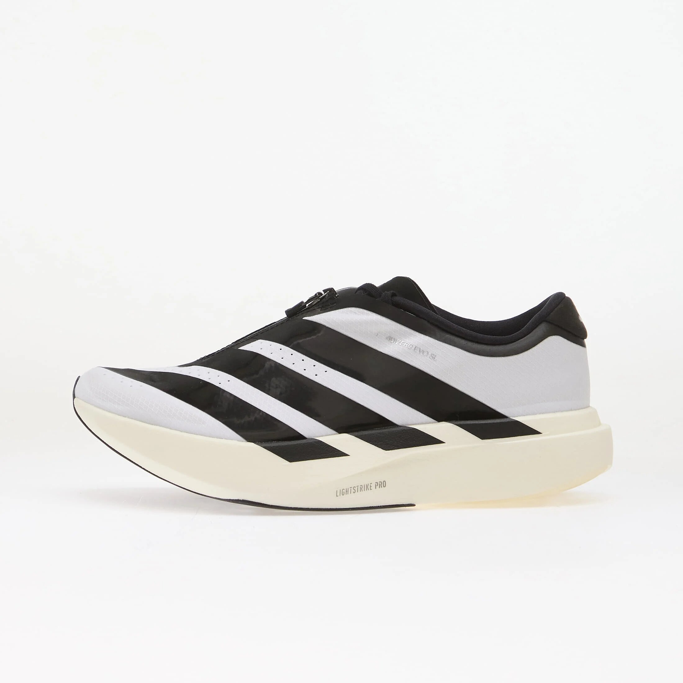 adidas Performance Сникърси adidas ADIZERO EVO SL Zip LIGHTSTRIKEPRO Running Ftwr White/ Core Black/ Silver Met.