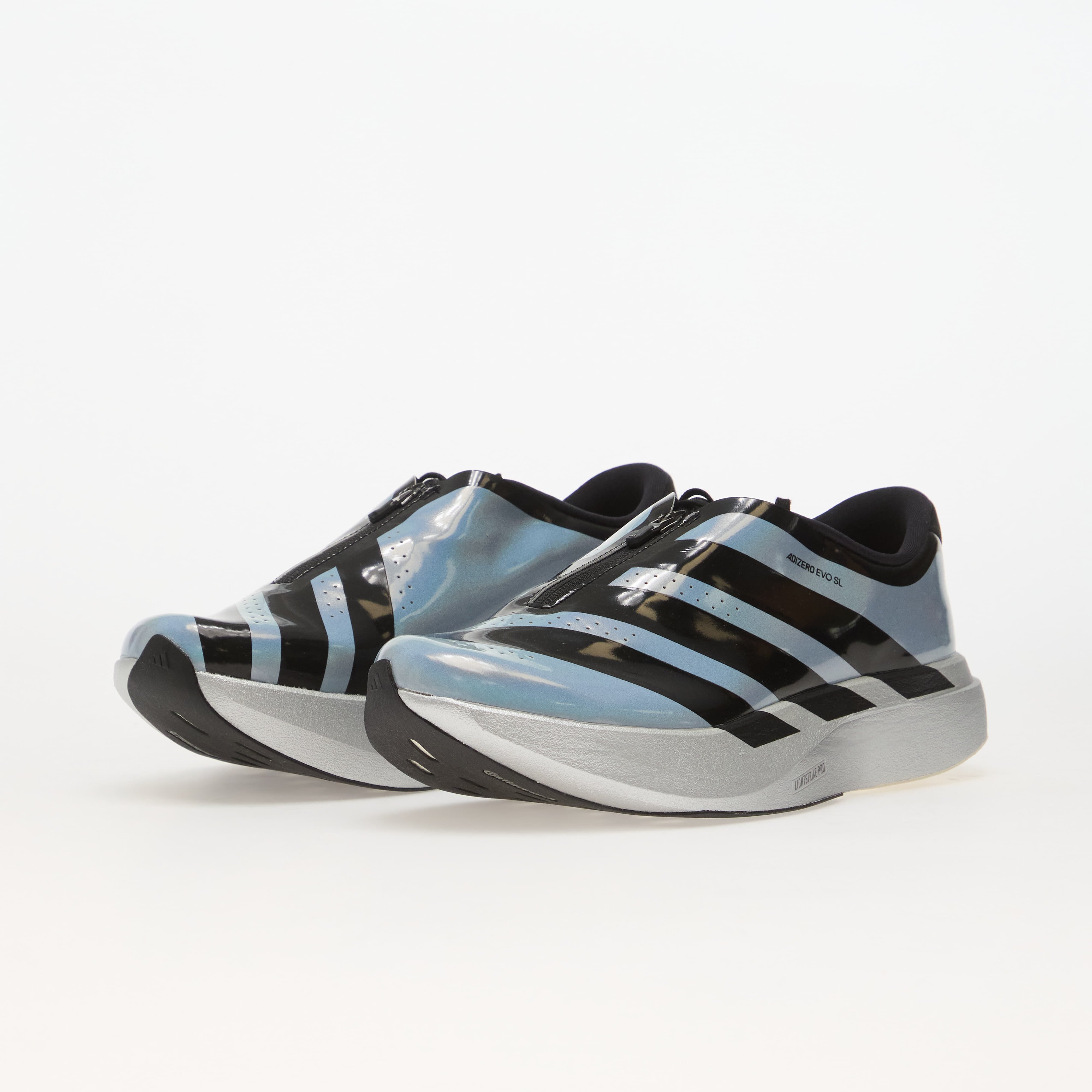adidas Performance Сникърси adidas Adizero EVO SL ZIP Silver Met./ Core Black/ Halo Silver