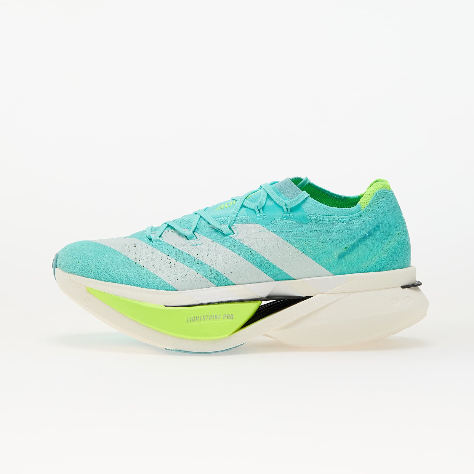 adidas Performance Сникърси adidas Adizero Prime X3 STRUNG Running Flash Aqua/ Zero Met./ Lucid Lemon