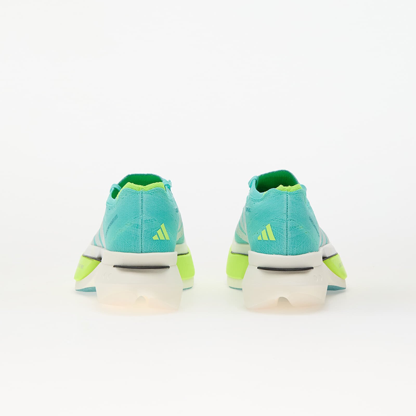 adidas Performance Сникърси adidas Adizero Prime X3 STRUNG Running Flash Aqua/ Zero Met./ Lucid Lemon