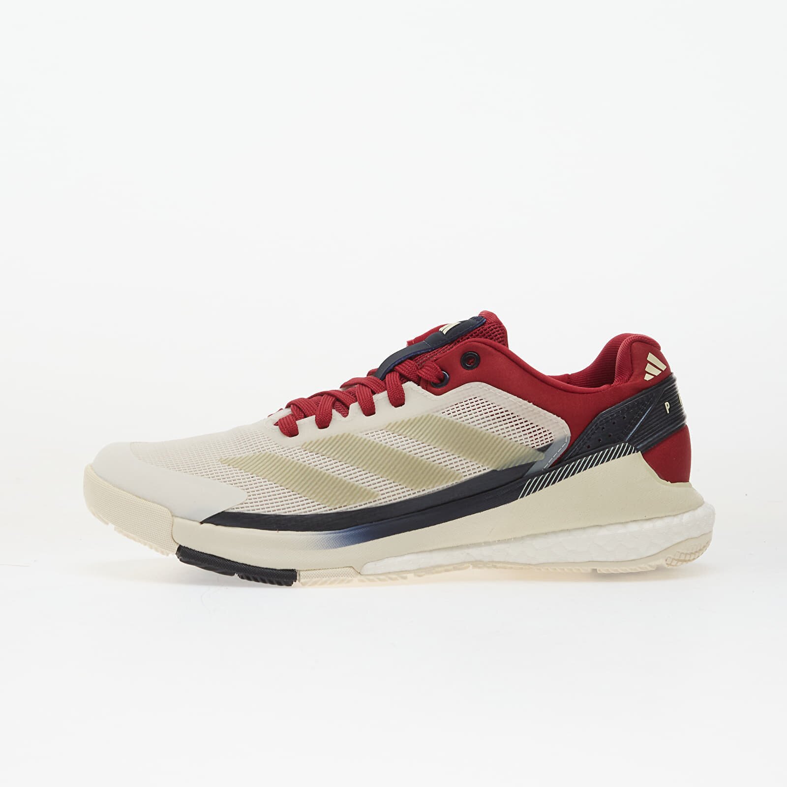 adidas Performance Сникърси adidas Crazyquick Boost Padel Chalk White/ Ice Gold Met./ Team Victory Red