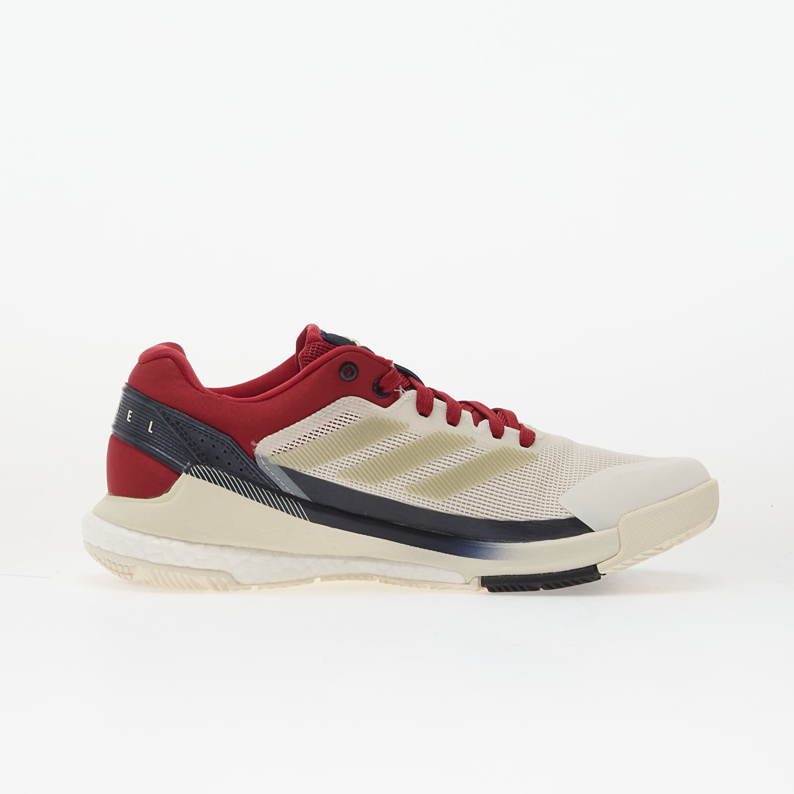 adidas Performance Сникърси adidas Crazyquick Boost Padel Chalk White/ Ice Gold Met./ Team Victory Red