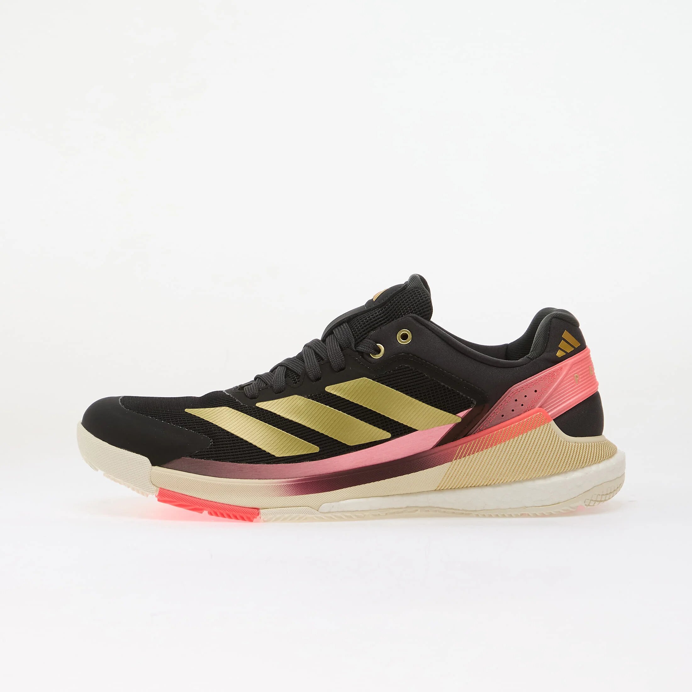 adidas Performance Сникърси adidas Crazyquick BOOST Padel Core Black/ Gold Met./ Solar Turbo