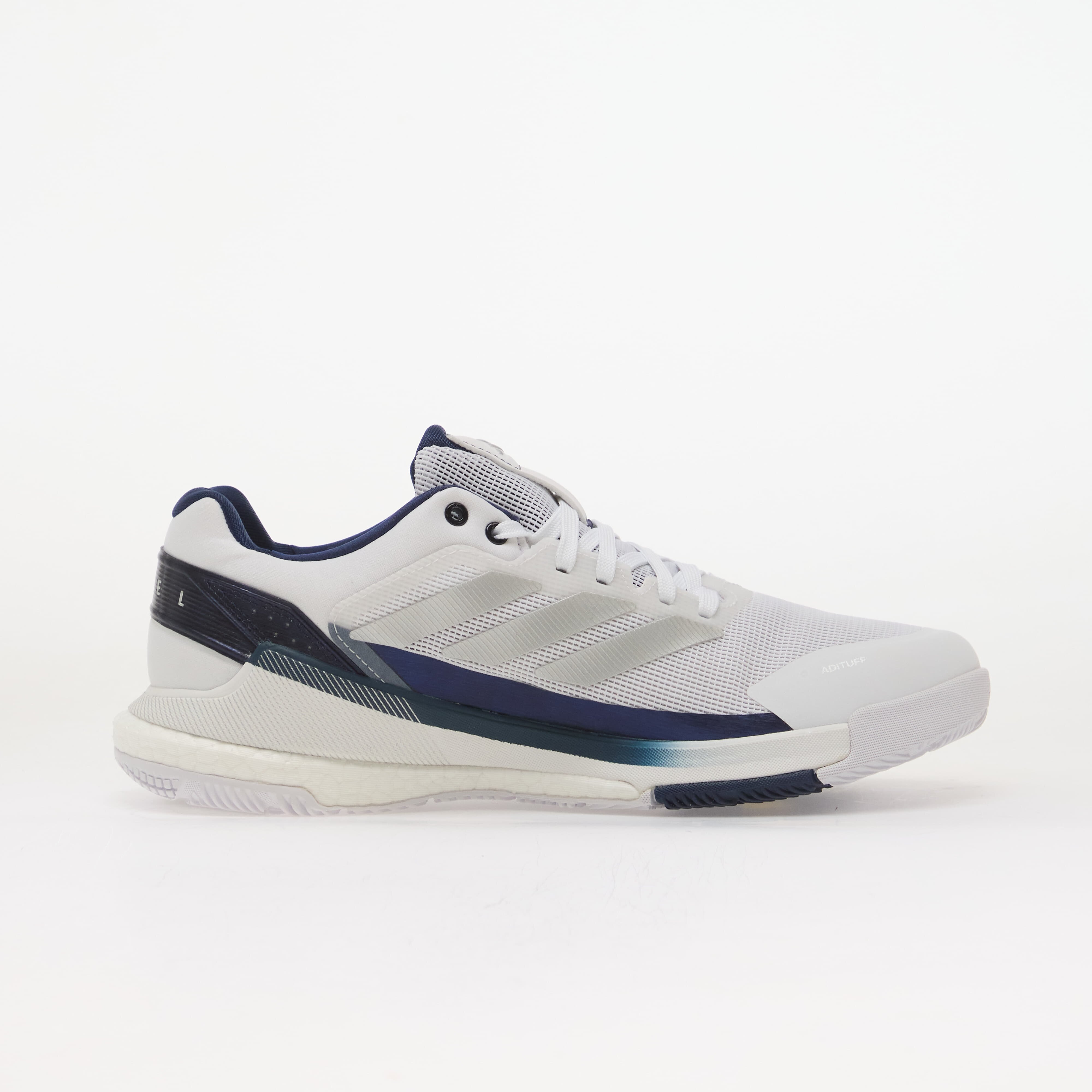 adidas Performance Сникърси adidas Crazyquick BOOST Padel Ftwr White/ Silver Met./ Dark Blue