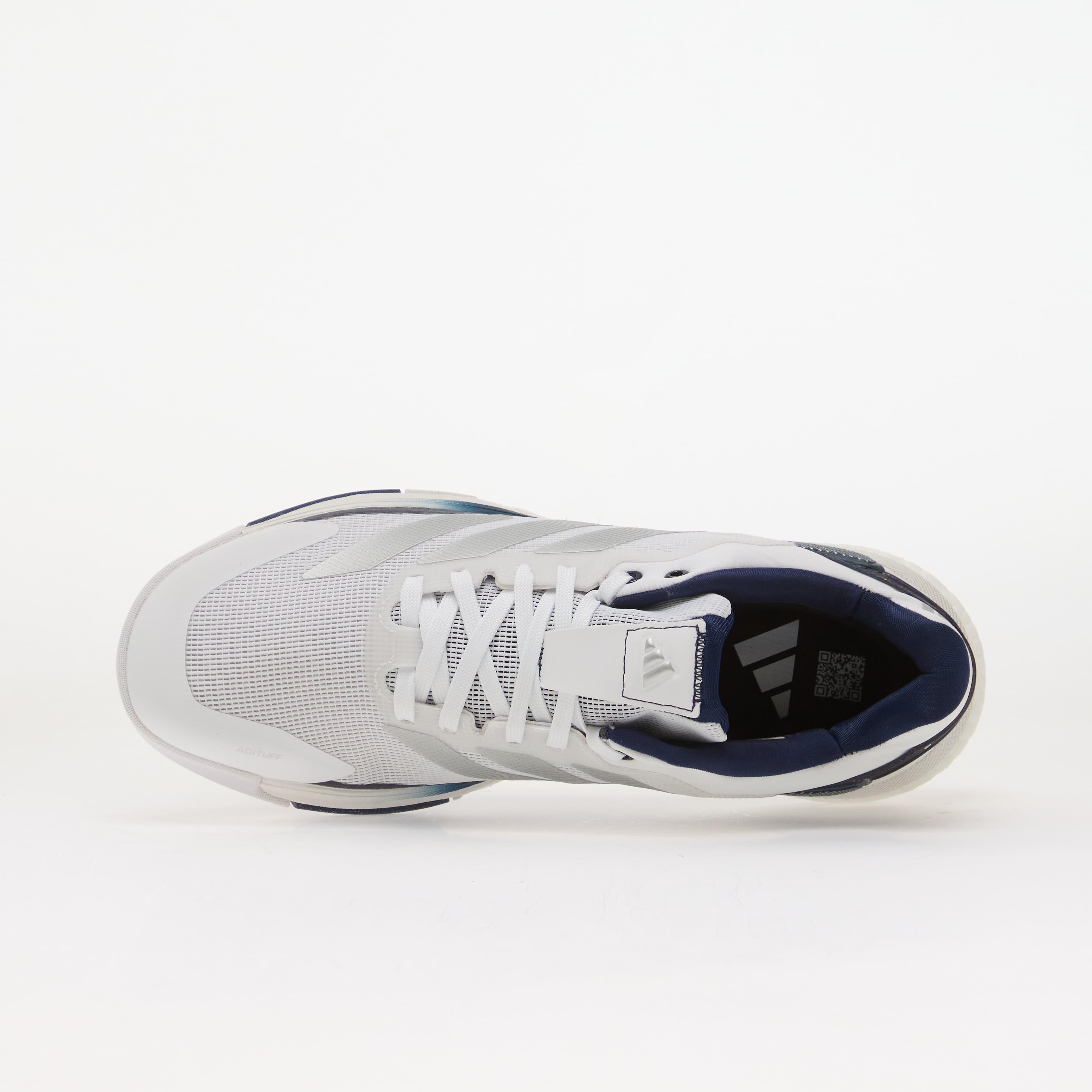 adidas Performance Сникърси adidas Crazyquick BOOST Padel Ftwr White/ Silver Met./ Dark Blue