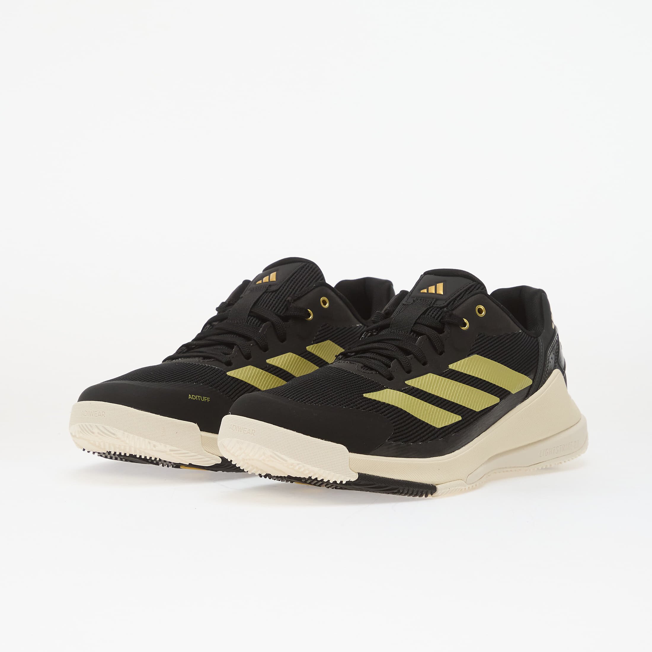 adidas Performance Сникърси adidas Crazyquick Ls Padel M Off White/ Core Black/ Gold Met.