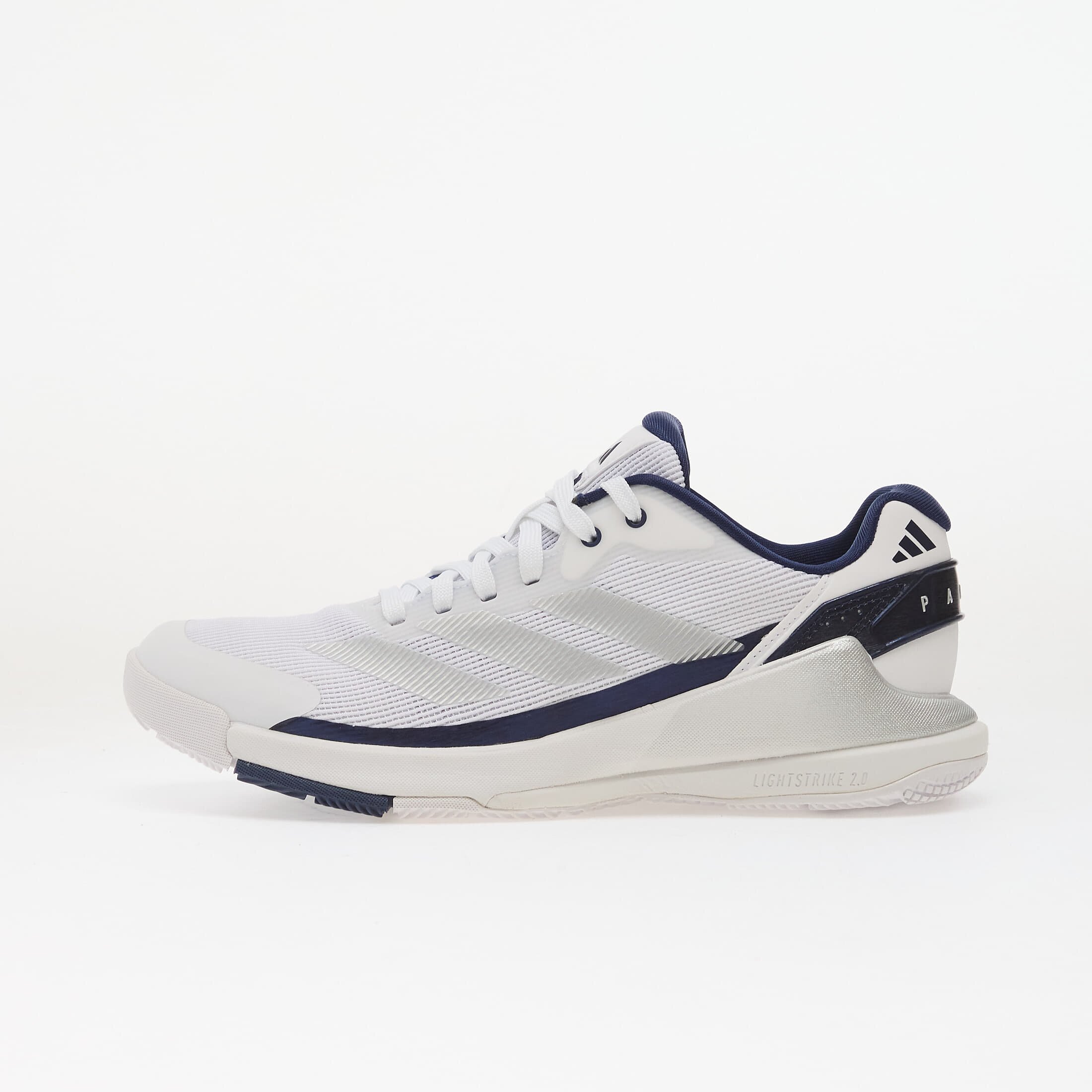 adidas Performance Сникърси adidas Crazyquick Padel Ftwr White/ Silver Met./ Dark Blue