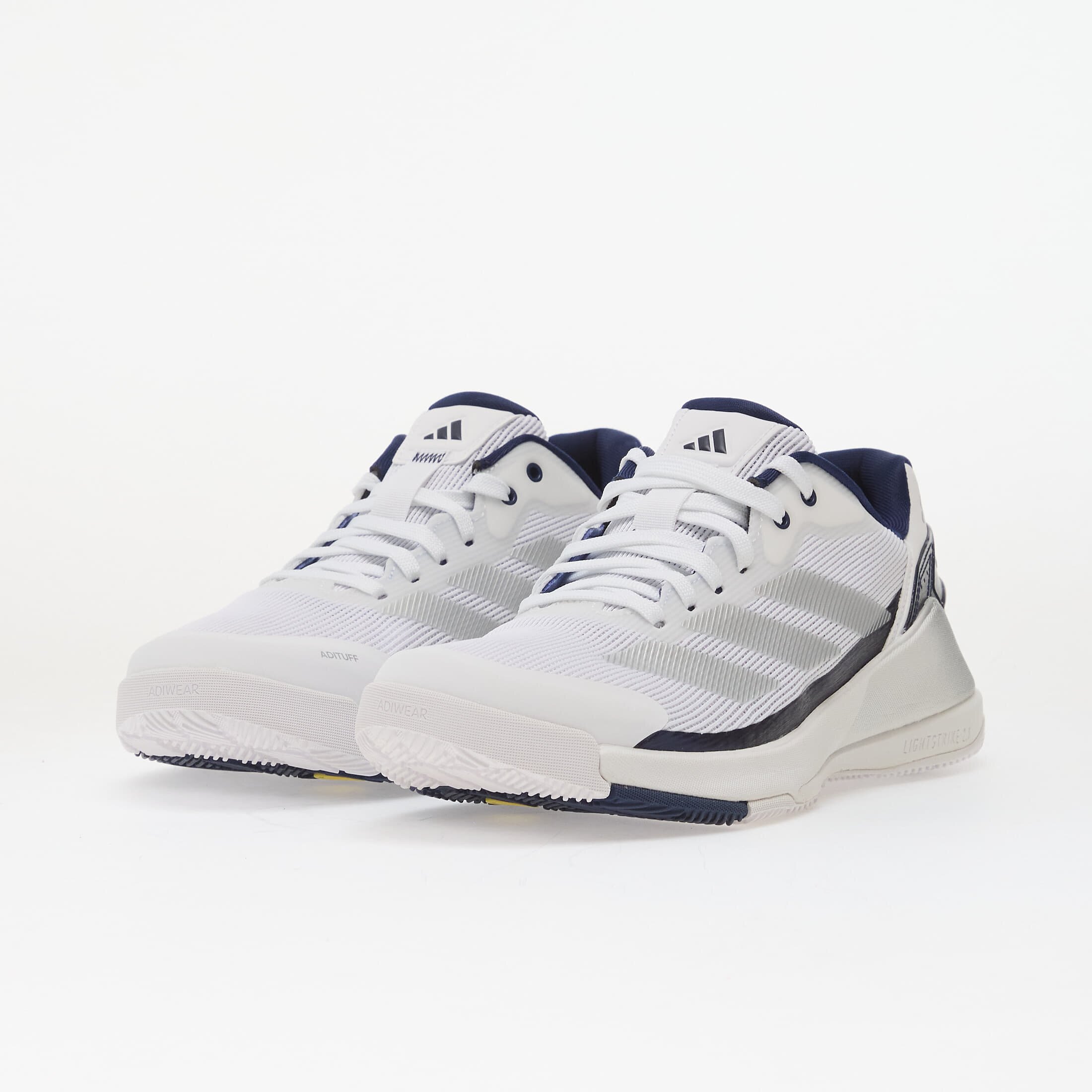 adidas Performance Сникърси adidas Crazyquick Padel Ftwr White/ Silver Met./ Dark Blue