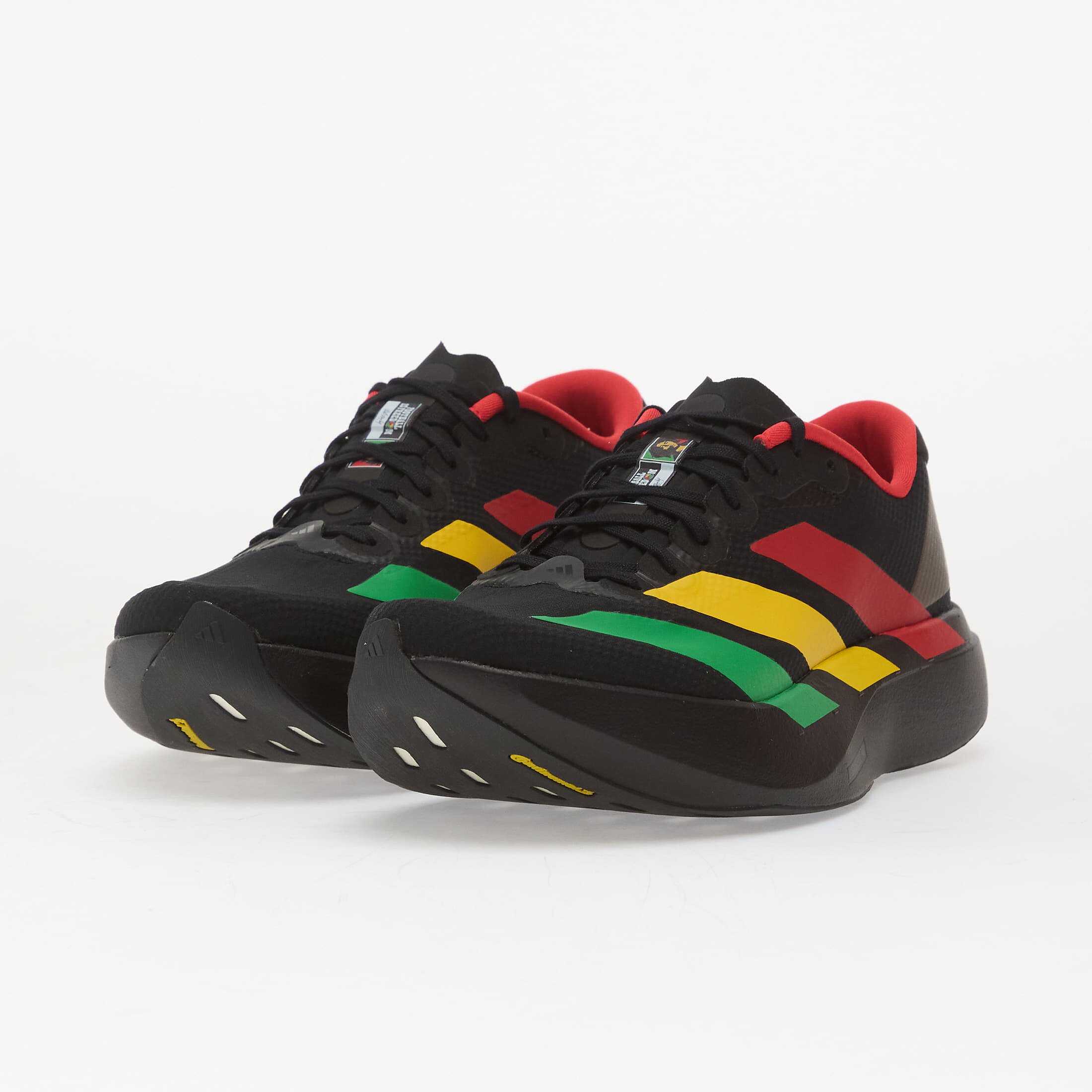 adidas Performance Сникърси adidas Jamaica 26 X Bob Marley Adizero Evo SL Woven Core Black/ Vivid Green/ Bold Gold