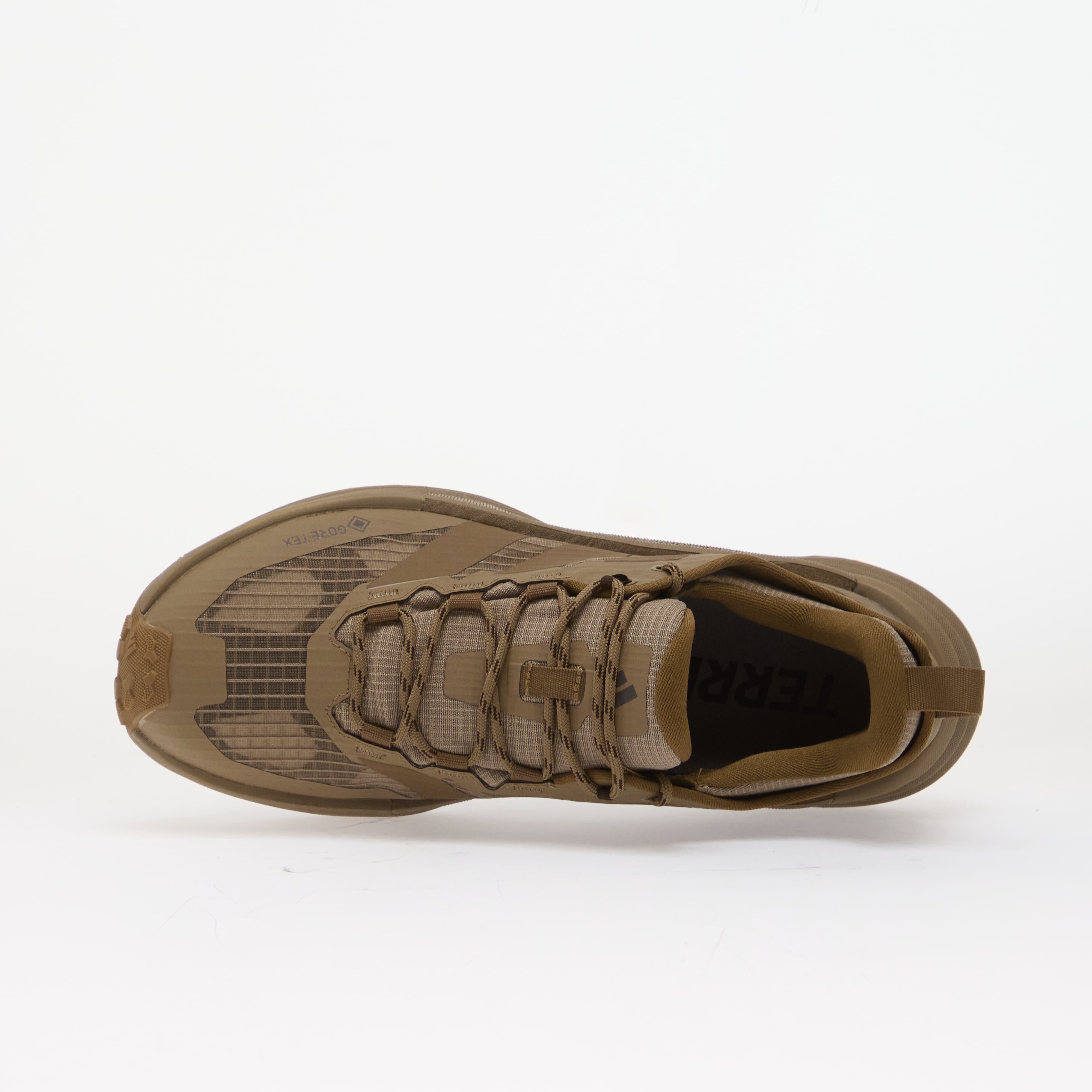 adidas Performance Сникърси adidas TERREX Freehiker 3 Low GORE-TEX Khaki Six/ Brown Oxide/ Dark Brown
