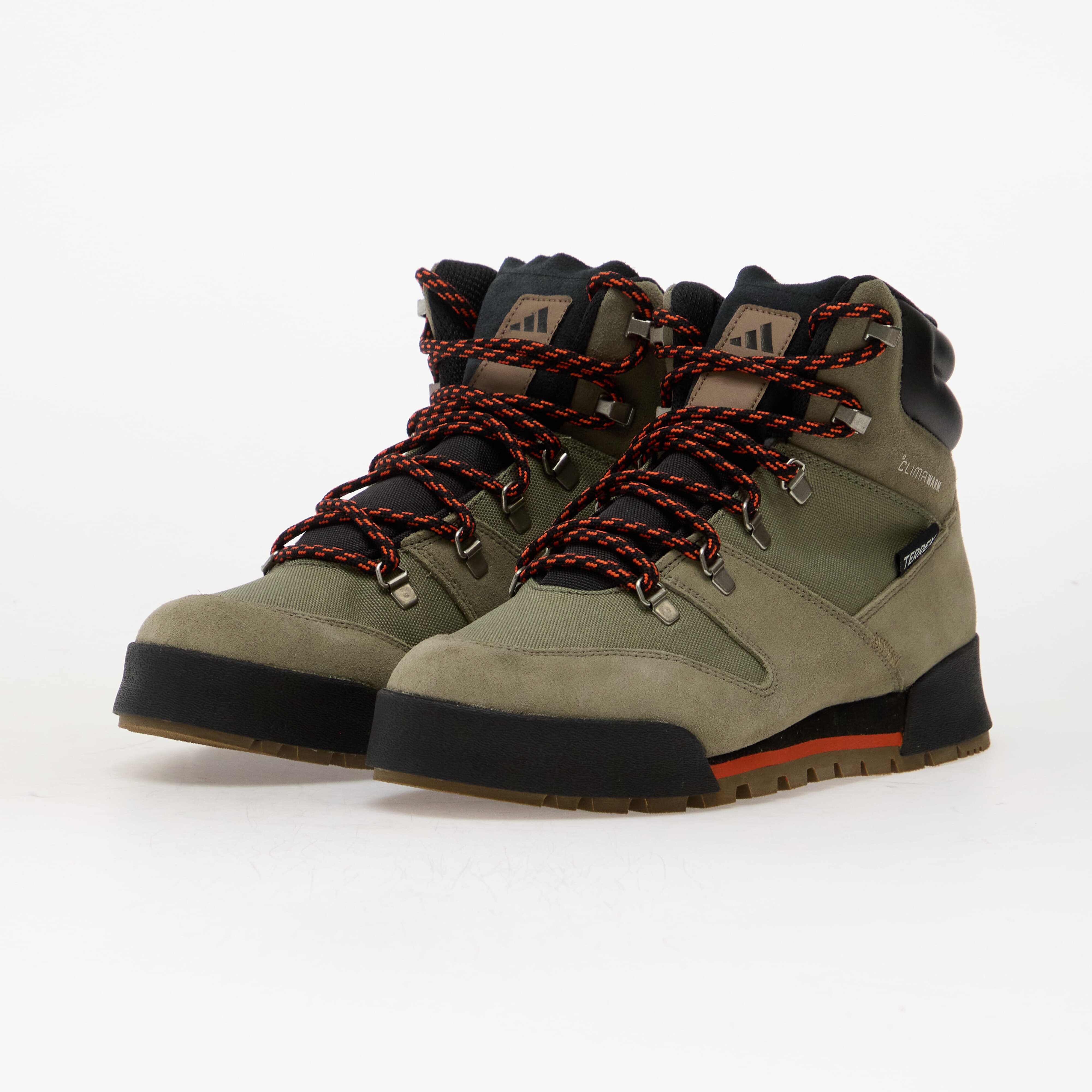 adidas Performance Сникърси adidas Terrex Snowpitch CLIMAWARM Winter Hiking Olive Three/ Khaki Six/ Semi Impact Orange