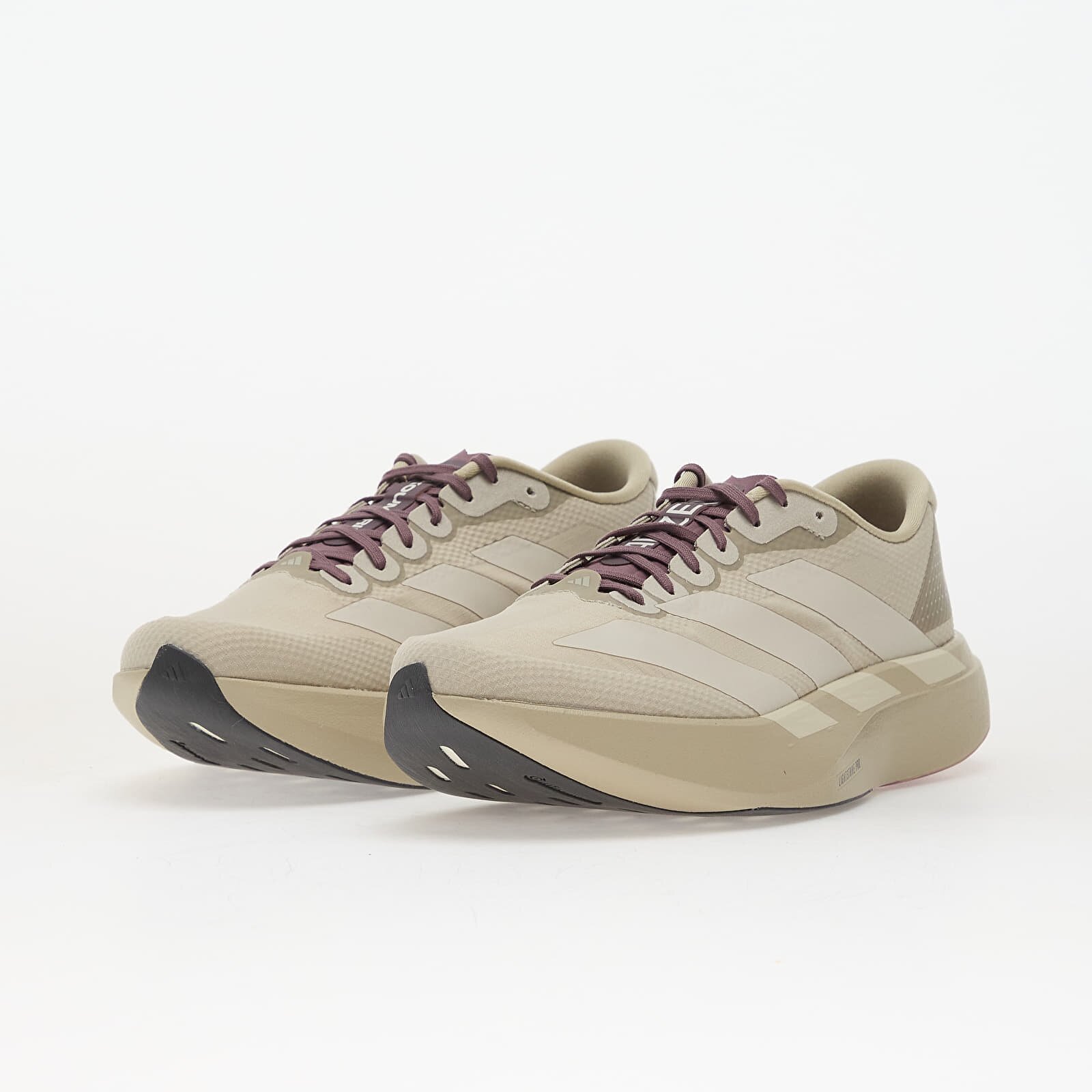 adidas Performance Сникърси adidas x Hermanos Koumori Adizero EVO SL Woven Putty Grey/ Alumina/ Shadow Fig