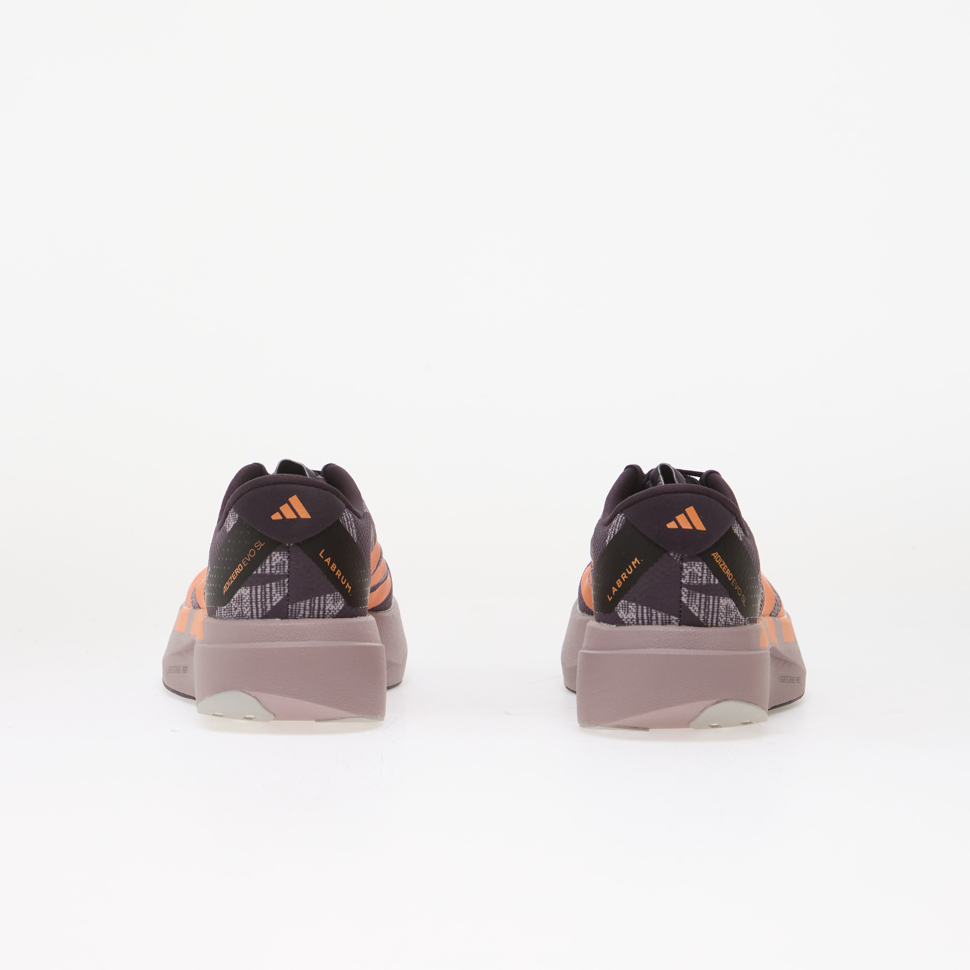 adidas Performance Сникърси adidas x Labrum Adizero EVO SL Aurora Black/ Easy Orange/ Preloved Fig