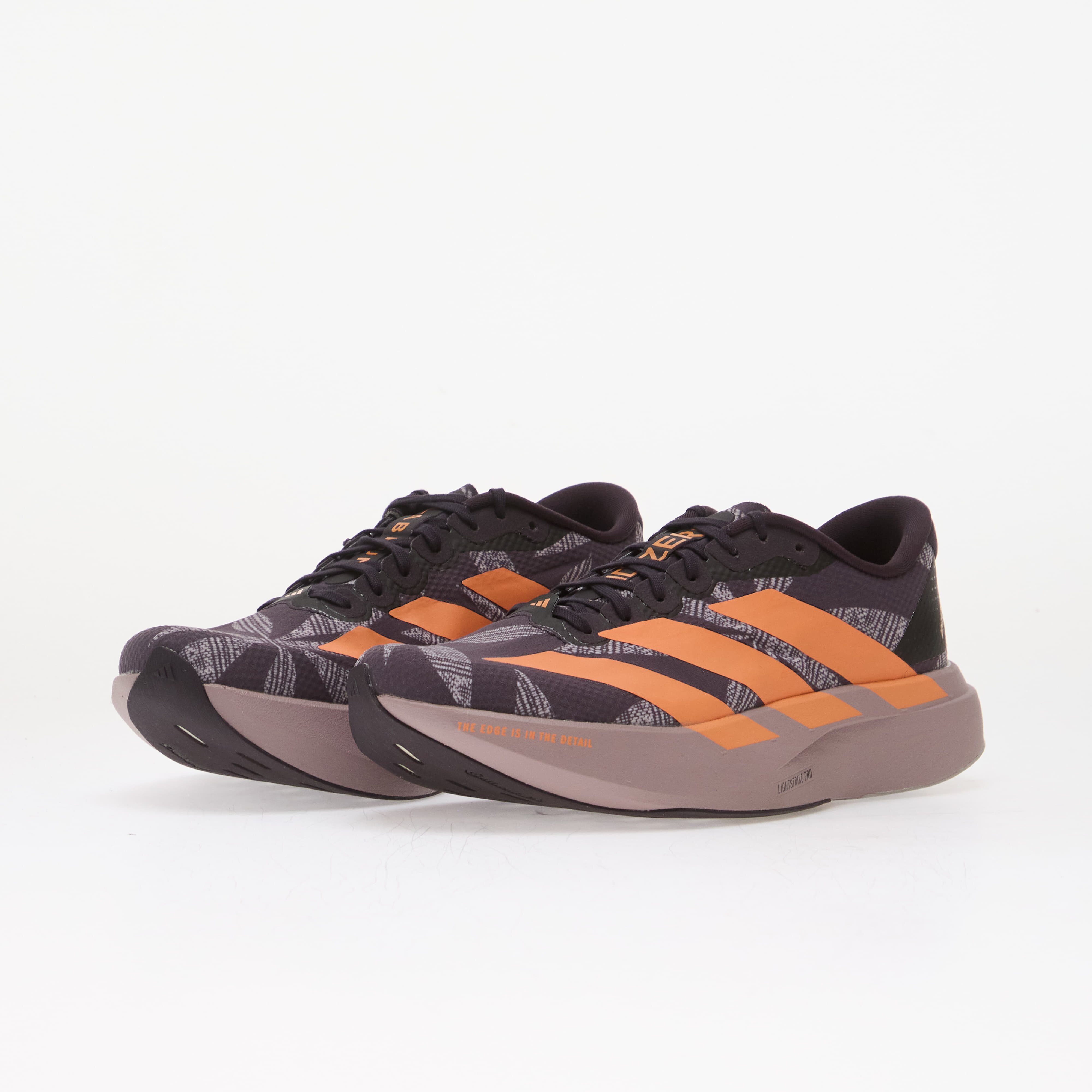 adidas Performance Сникърси adidas x Labrum Adizero EVO SL Aurora Black/ Easy Orange/ Preloved Fig