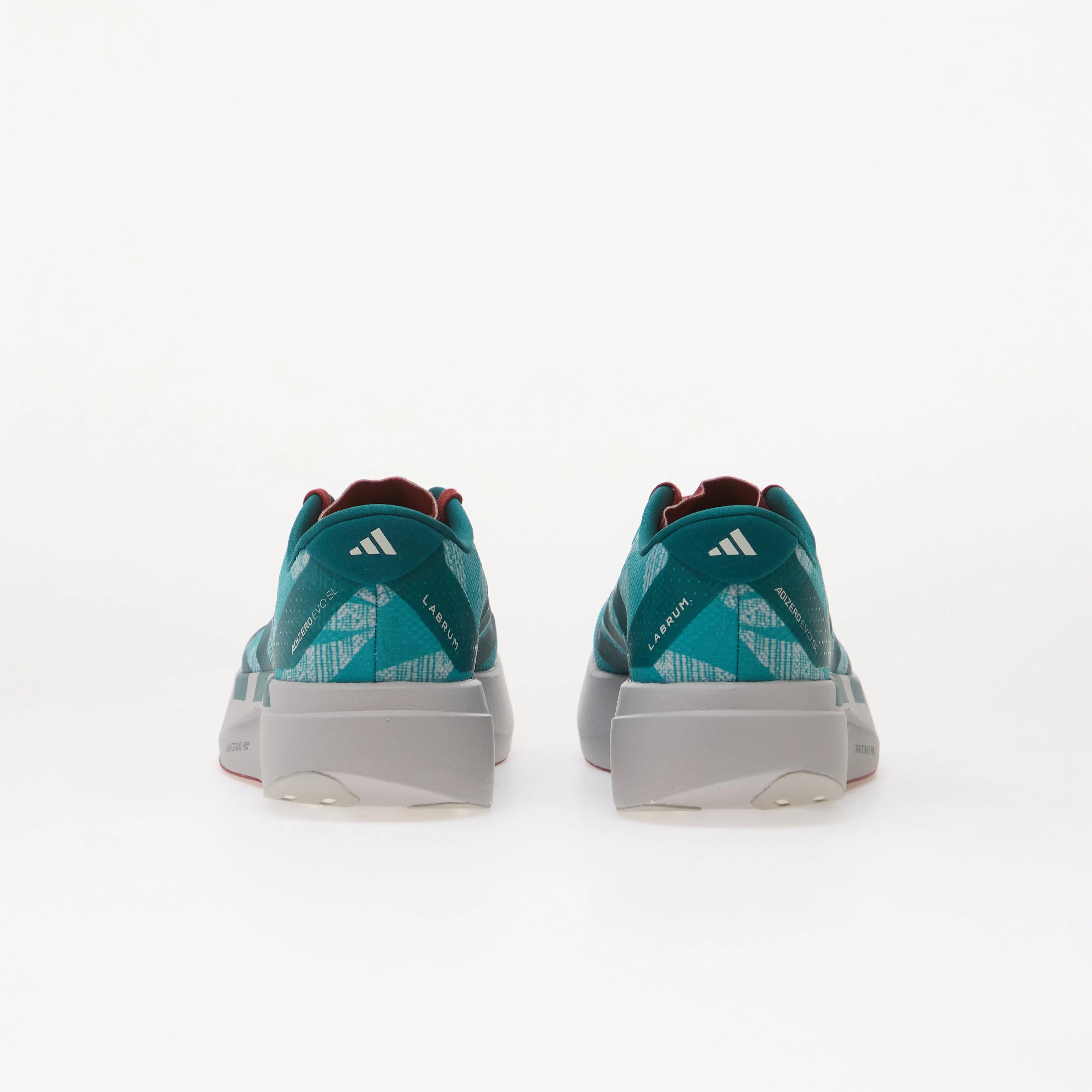 adidas Performance Сникърси adidas x Labrum Adizero EVO SL Pure Teal/ Legacy Teal/ Mystery Red