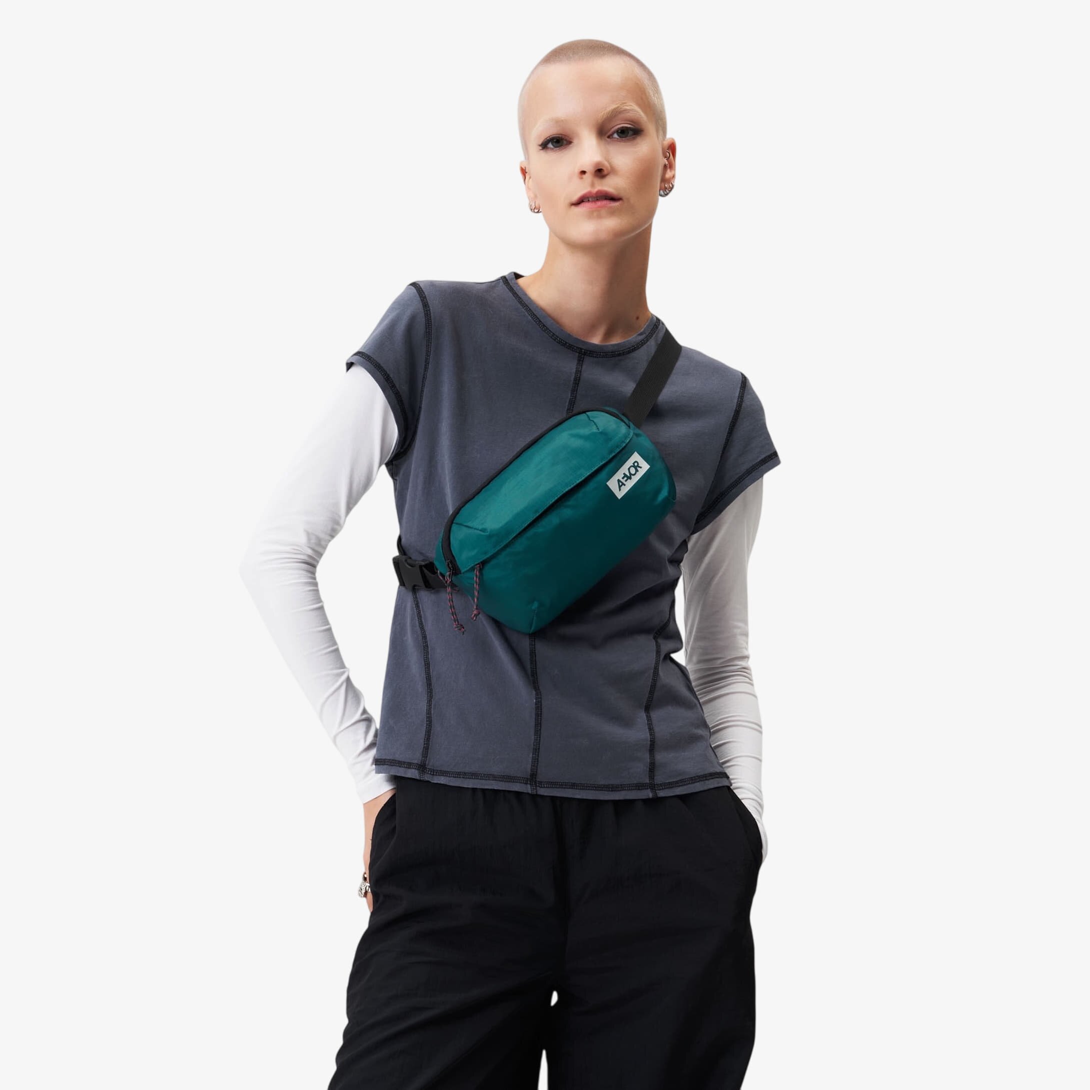 AEVOR Чанта Hip Bag Ease Ripstop Evergreen