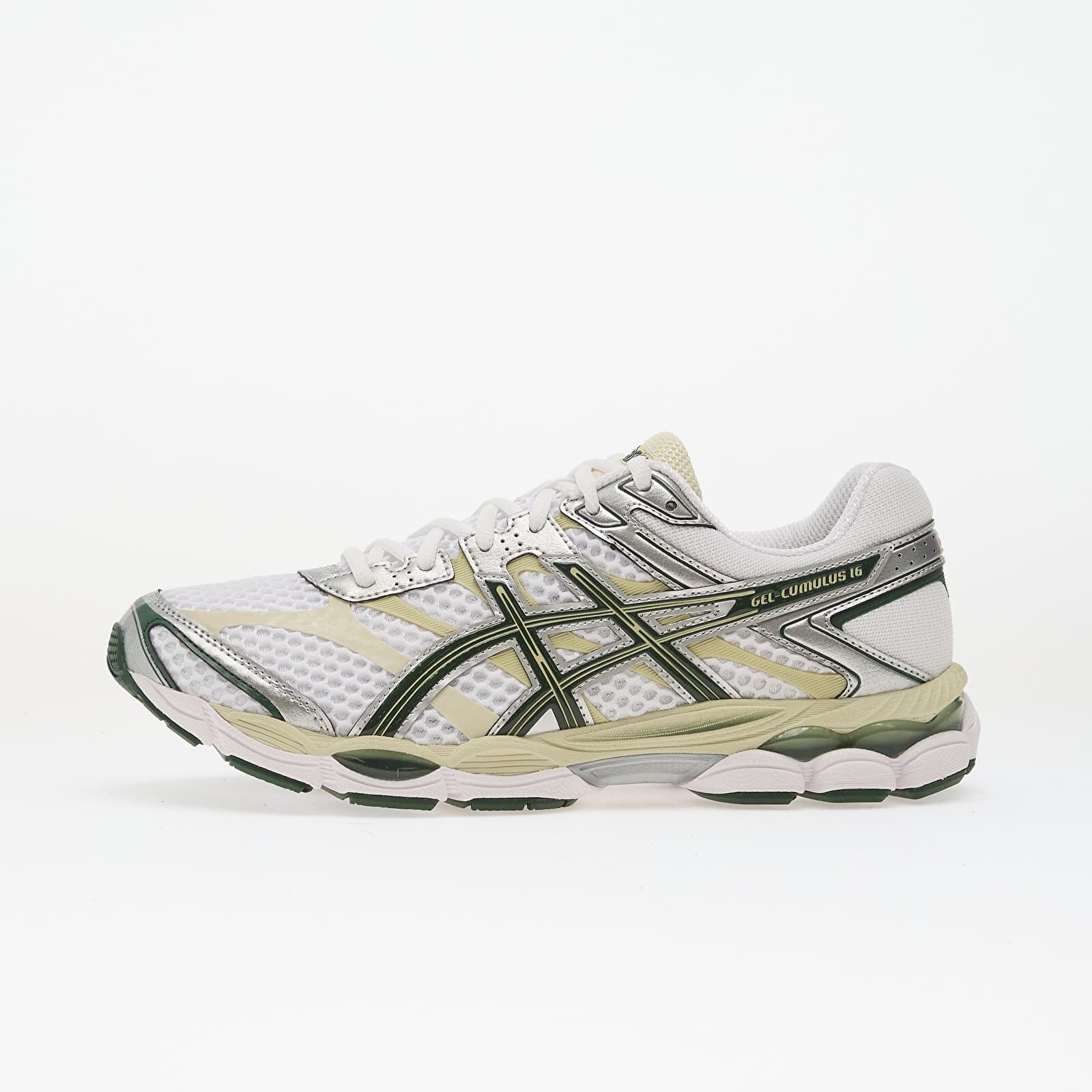 Asics Сникърси Gel-Cumulus 16 White/ Forest Night