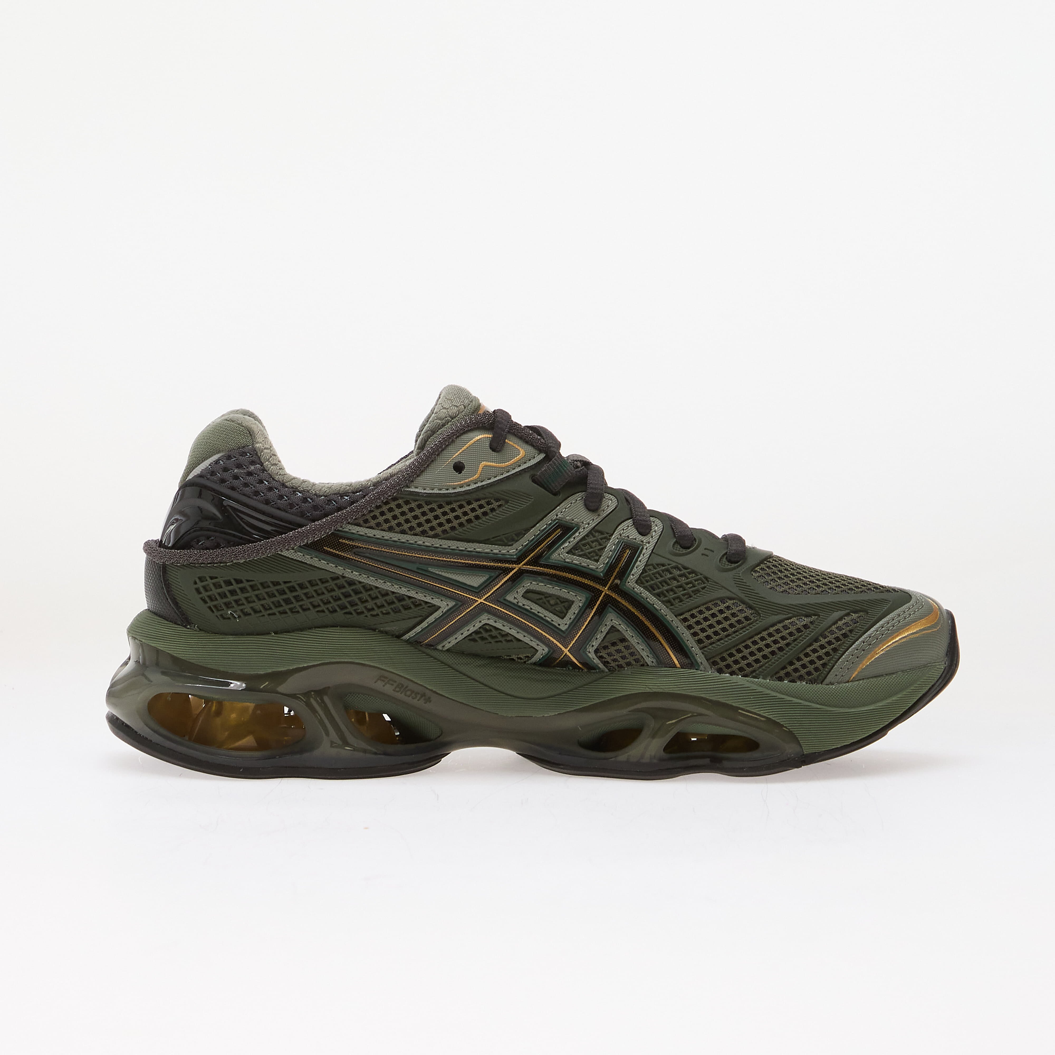 Asics Сникърси Gel-Kinetic 2.0 Obsidian Grey/ Olive Canvas