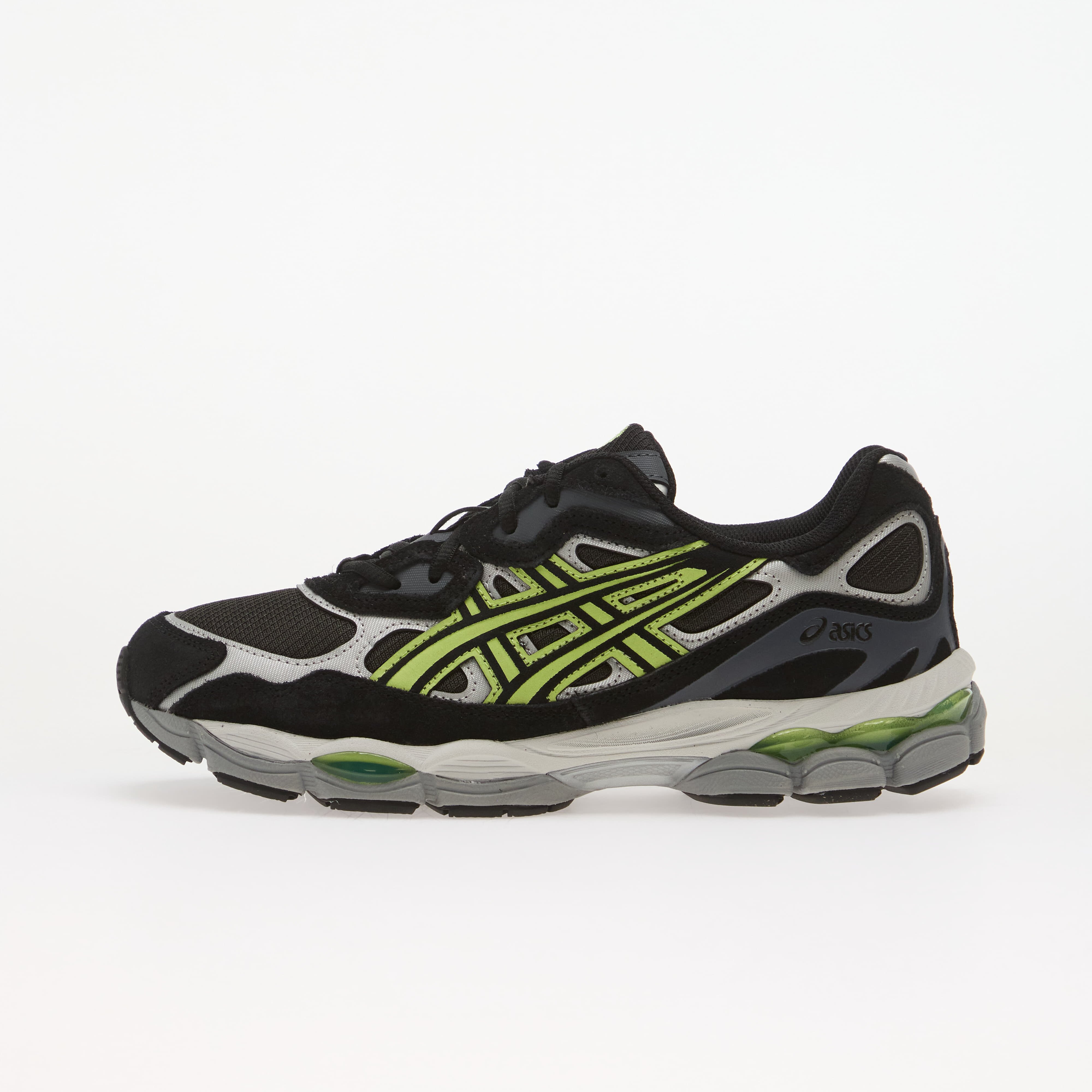 Asics Сникърси Gel-NYC Graphite Grey/ Lime Green