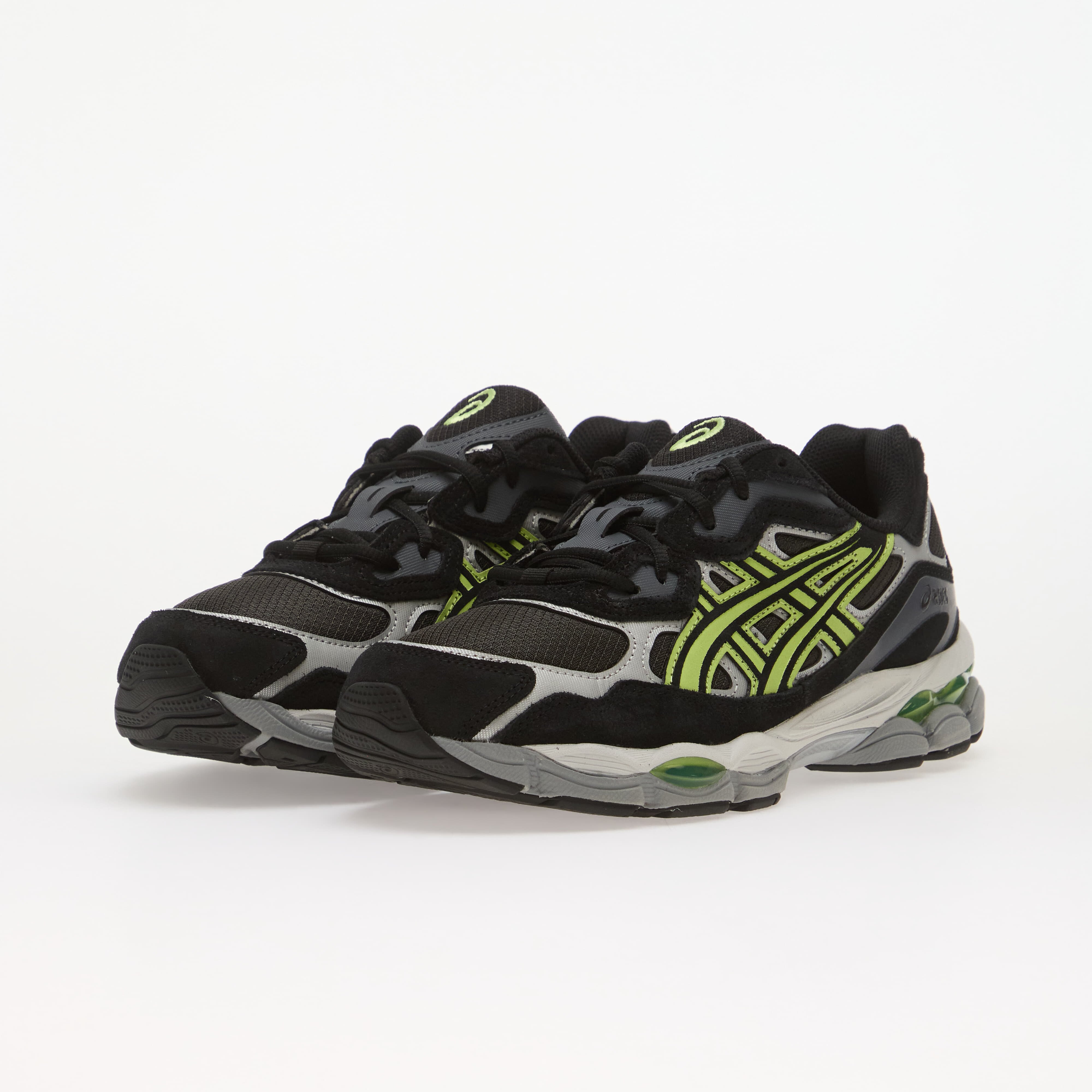 Asics Сникърси Gel-NYC Graphite Grey/ Lime Green