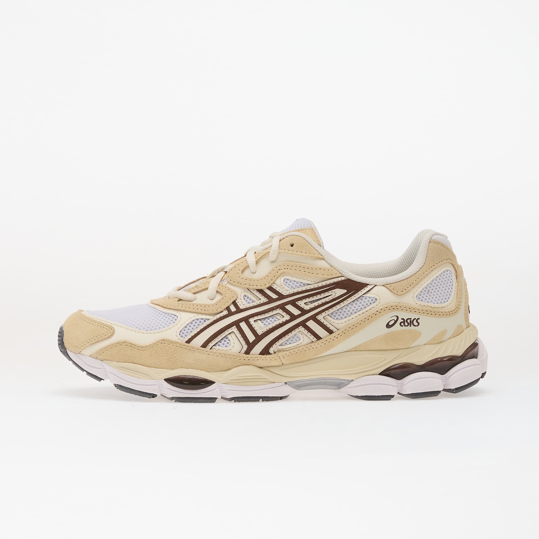 Asics Сникърси Gel-NYC White/ Roasted Coffee