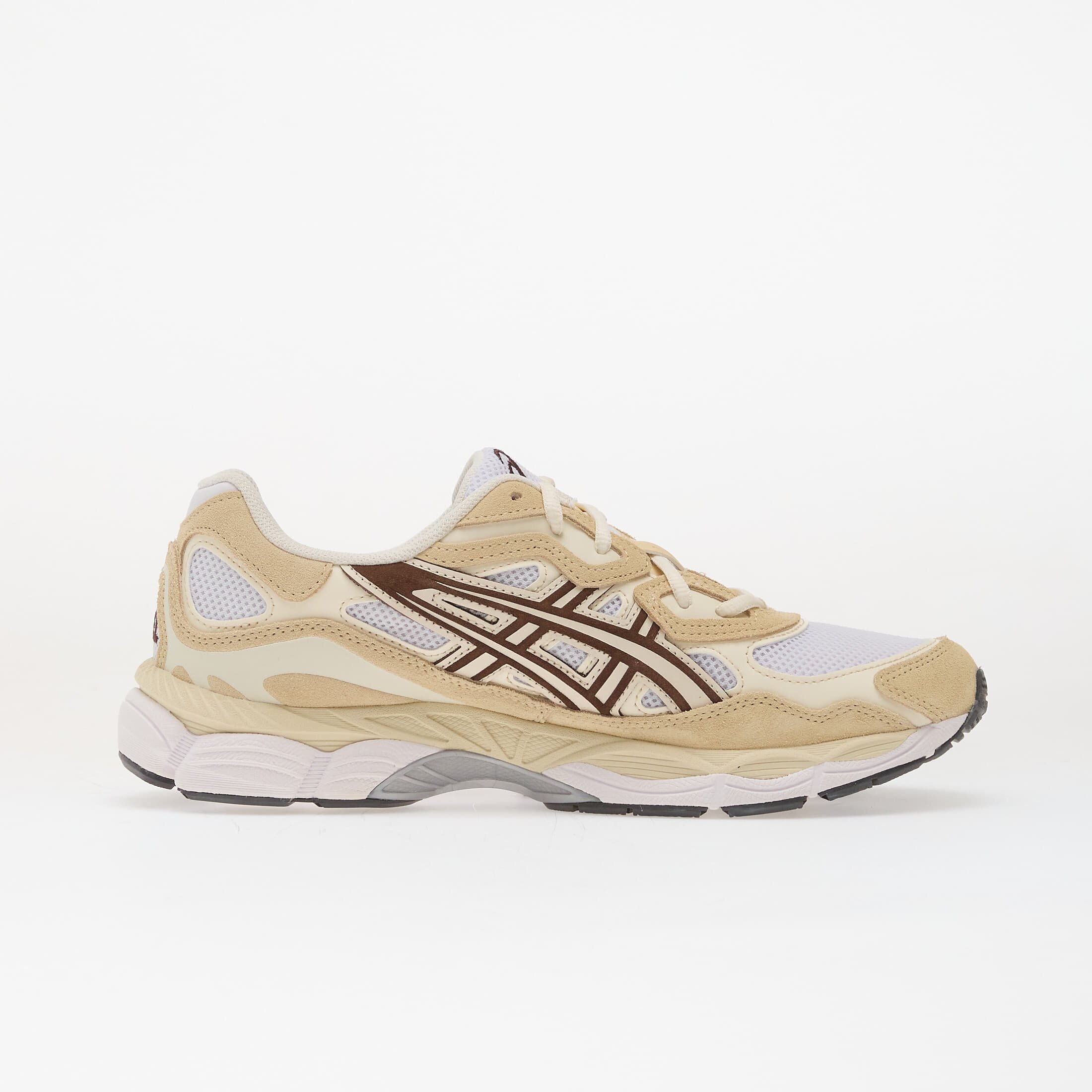 Asics Сникърси Gel-NYC White/ Roasted Coffee