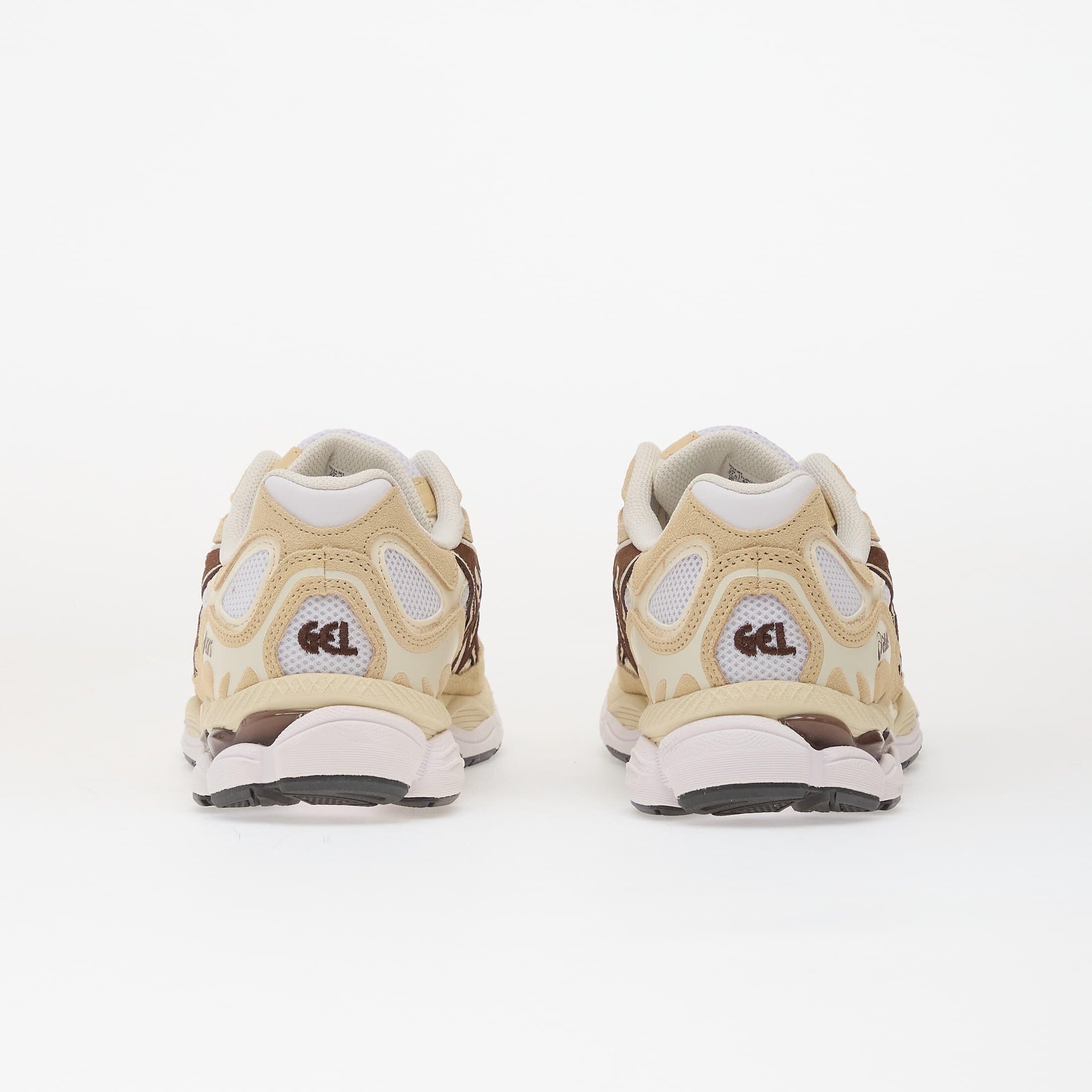 Asics Сникърси Gel-NYC White/ Roasted Coffee