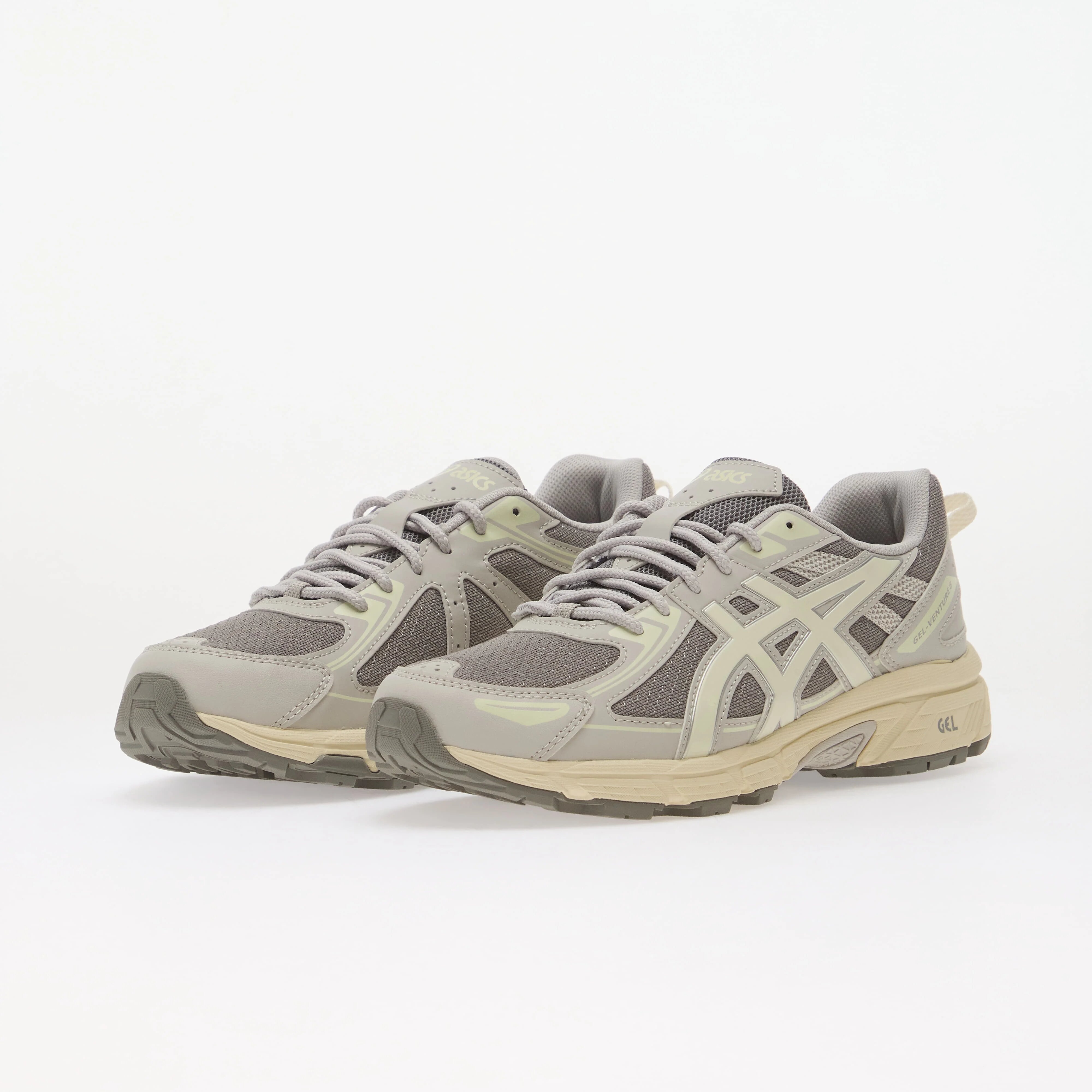 Asics Сникърси Gel-Venture 6 Gs Clay Grey/ Cream