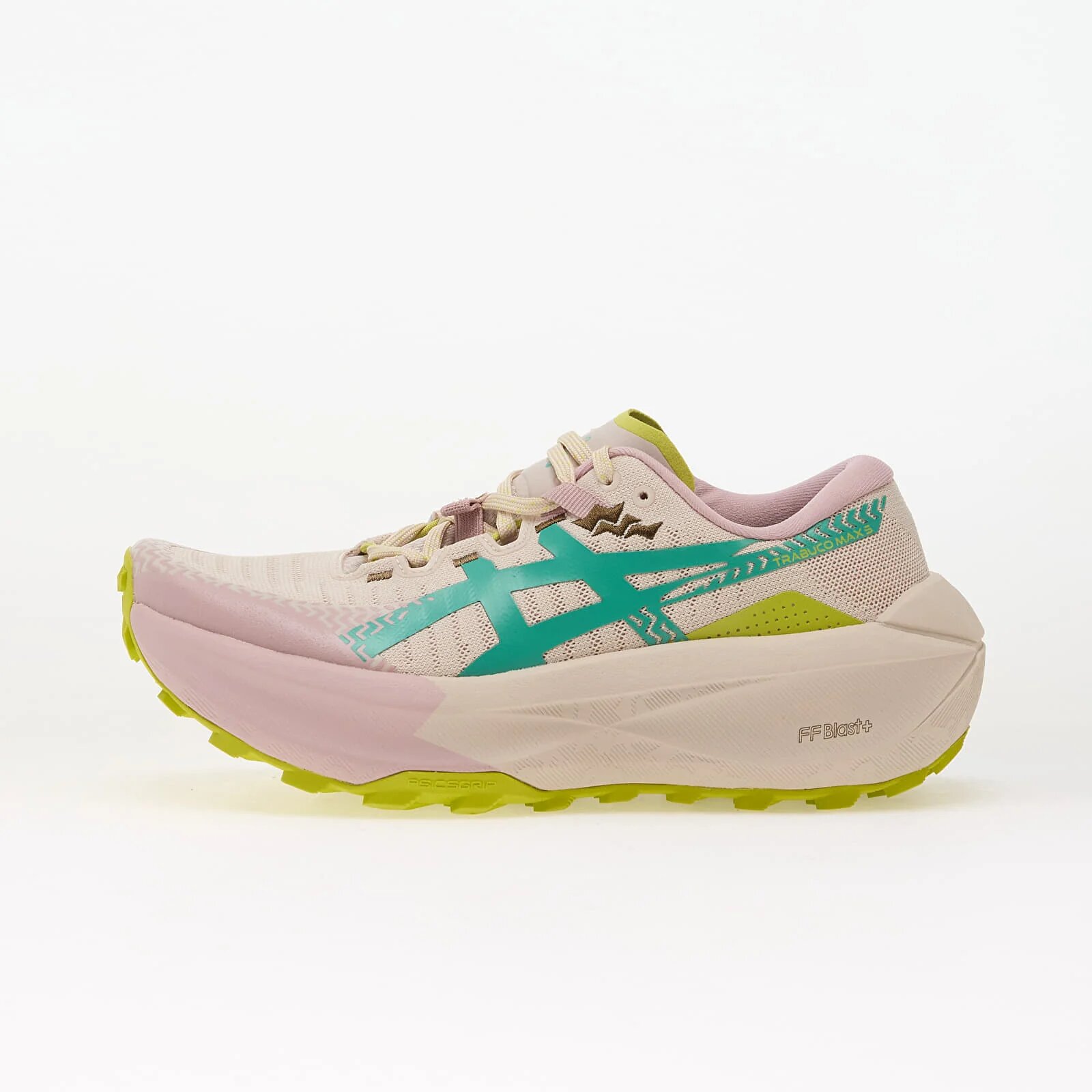 Asics Сникърси Trabuco Max 5 Mineral Beige/ Aurora Green