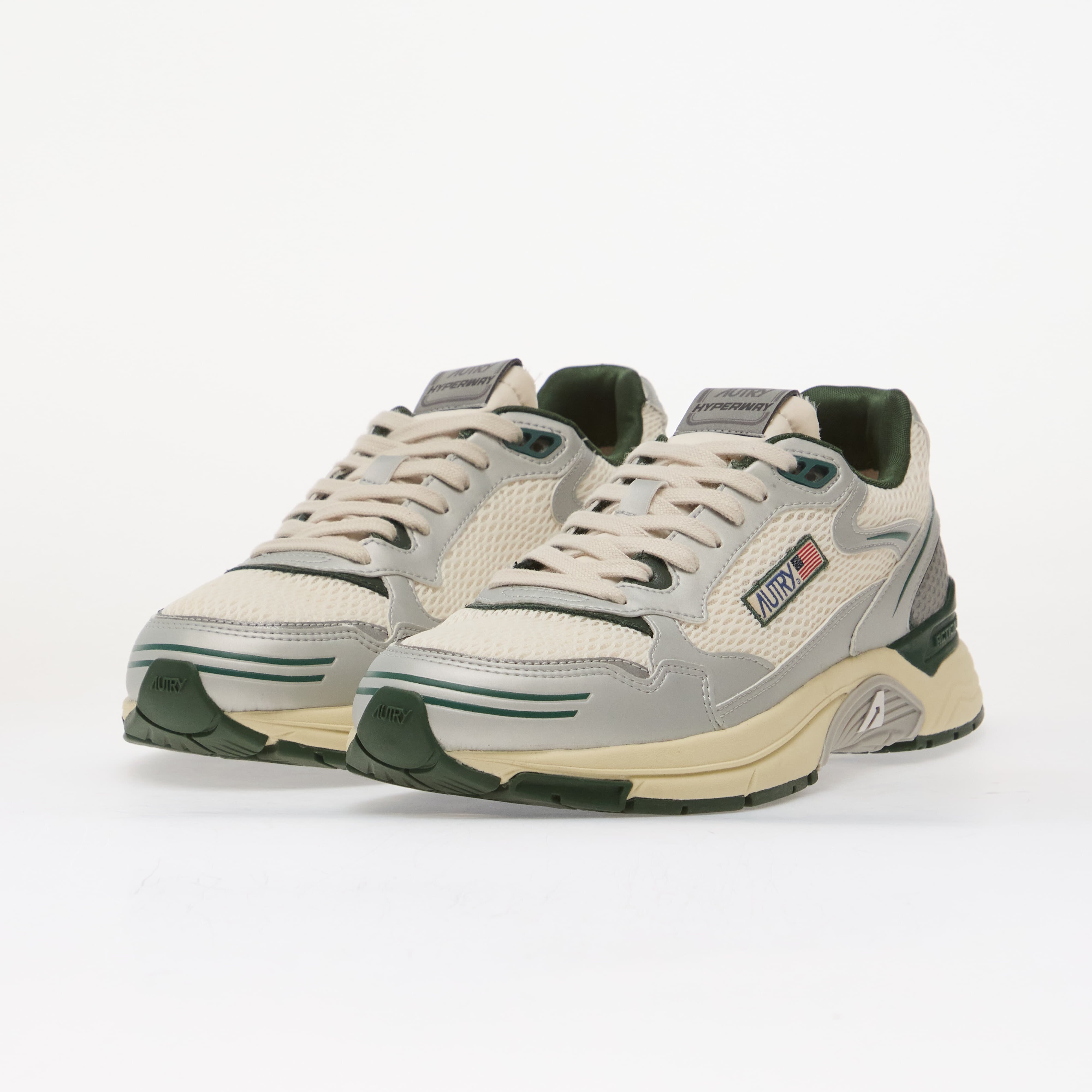 Autry Сникърси Hyperway Low Man Silver/ Green