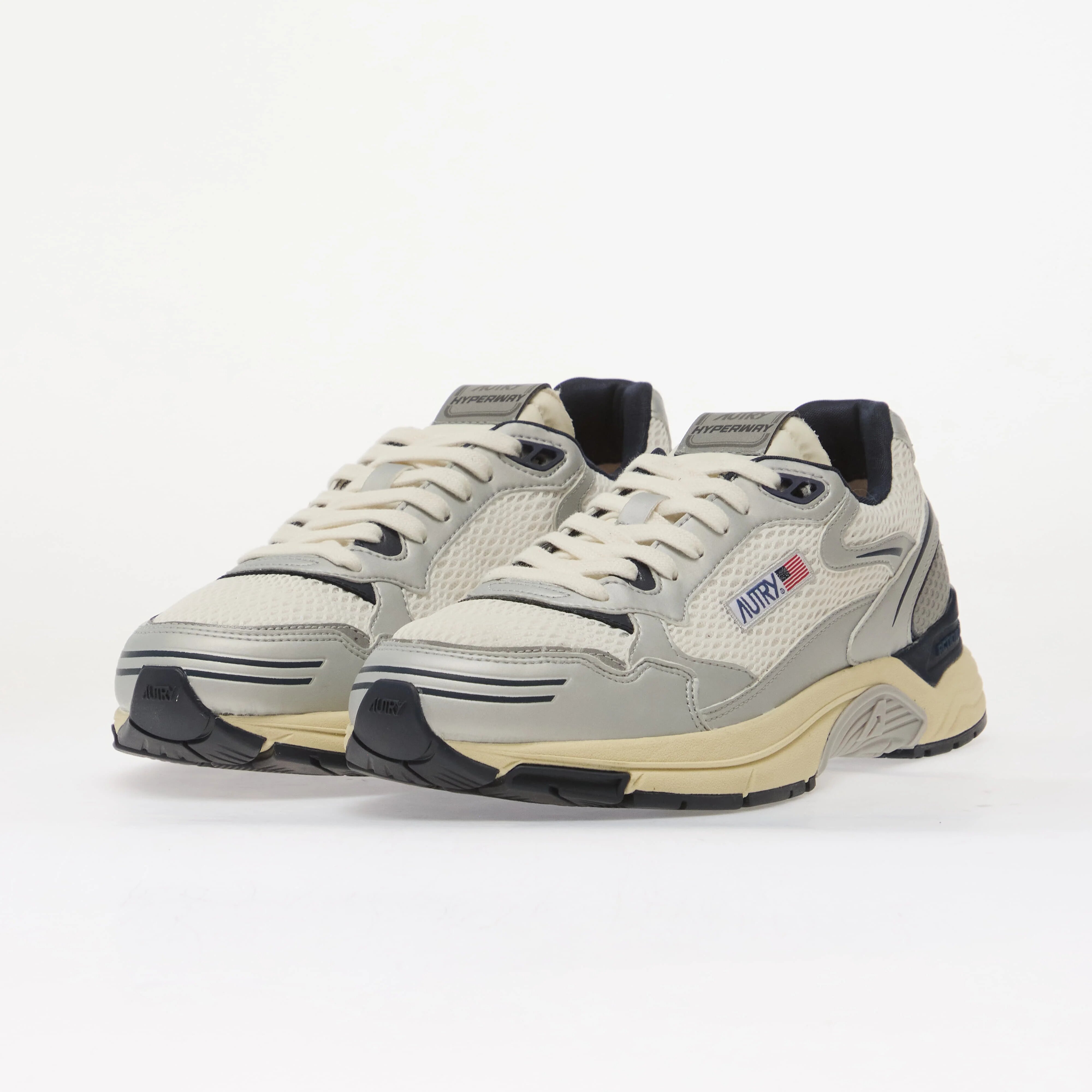 Autry Сникърси Hyperway Low Man White/ Silver/ Blue