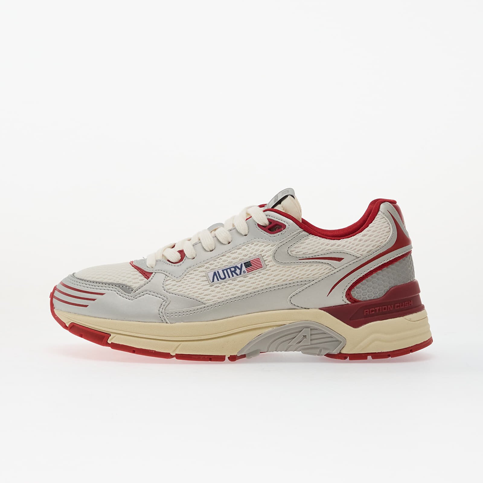 Autry Сникърси Hyperway Low Wom Mesh/ Mir Silv/ Red