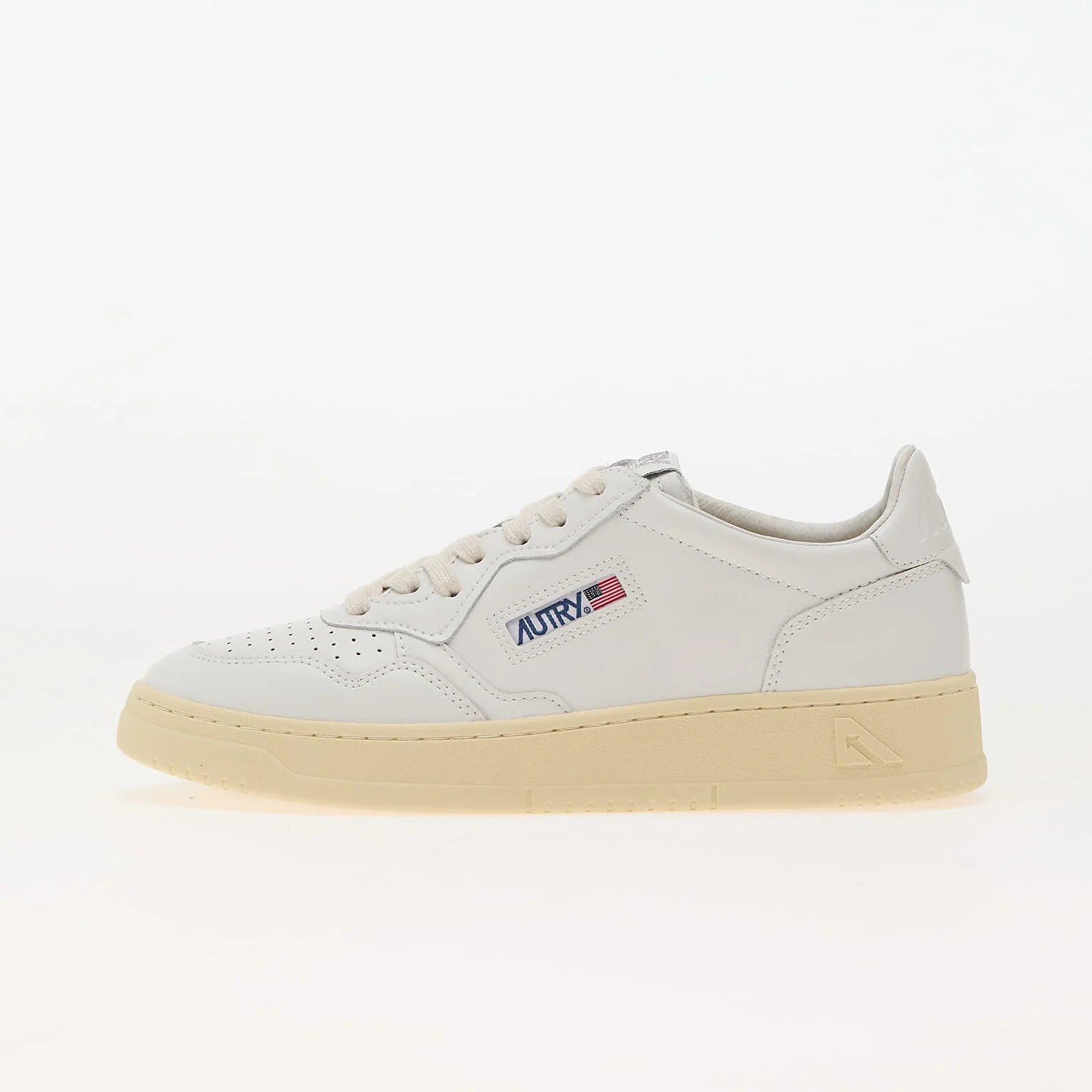 Autry Сникърси Medalist Low Man Leat/ Leat Wht/ Wht