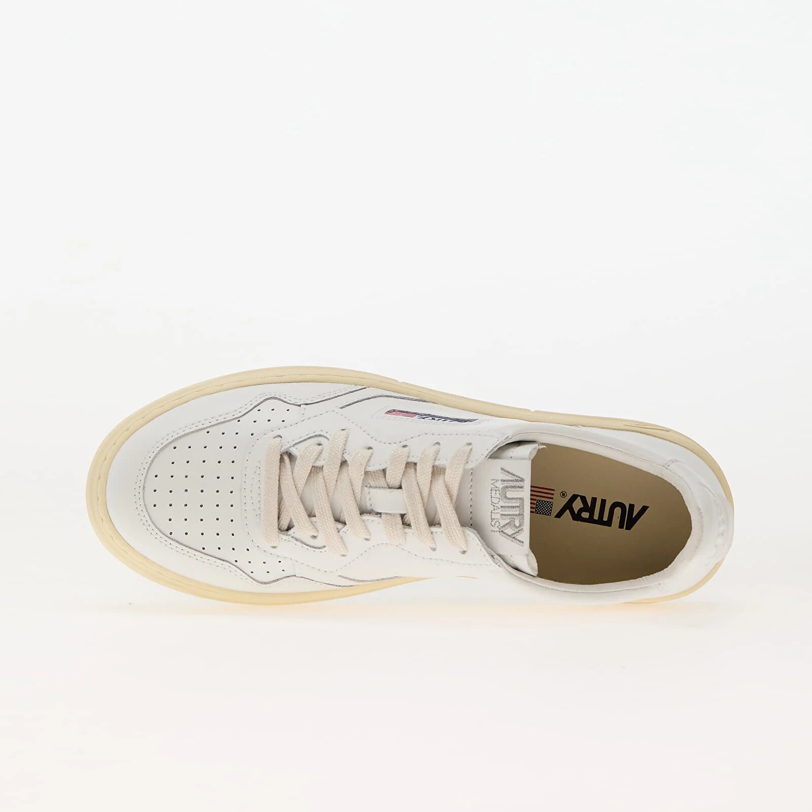 Autry Сникърси Medalist Low Man Leat/ Leat Wht/ Wht