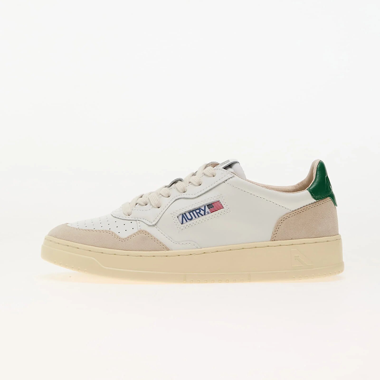 Autry Сникърси Medalist Low Man Leat/ Suede Wht/ Amaz
