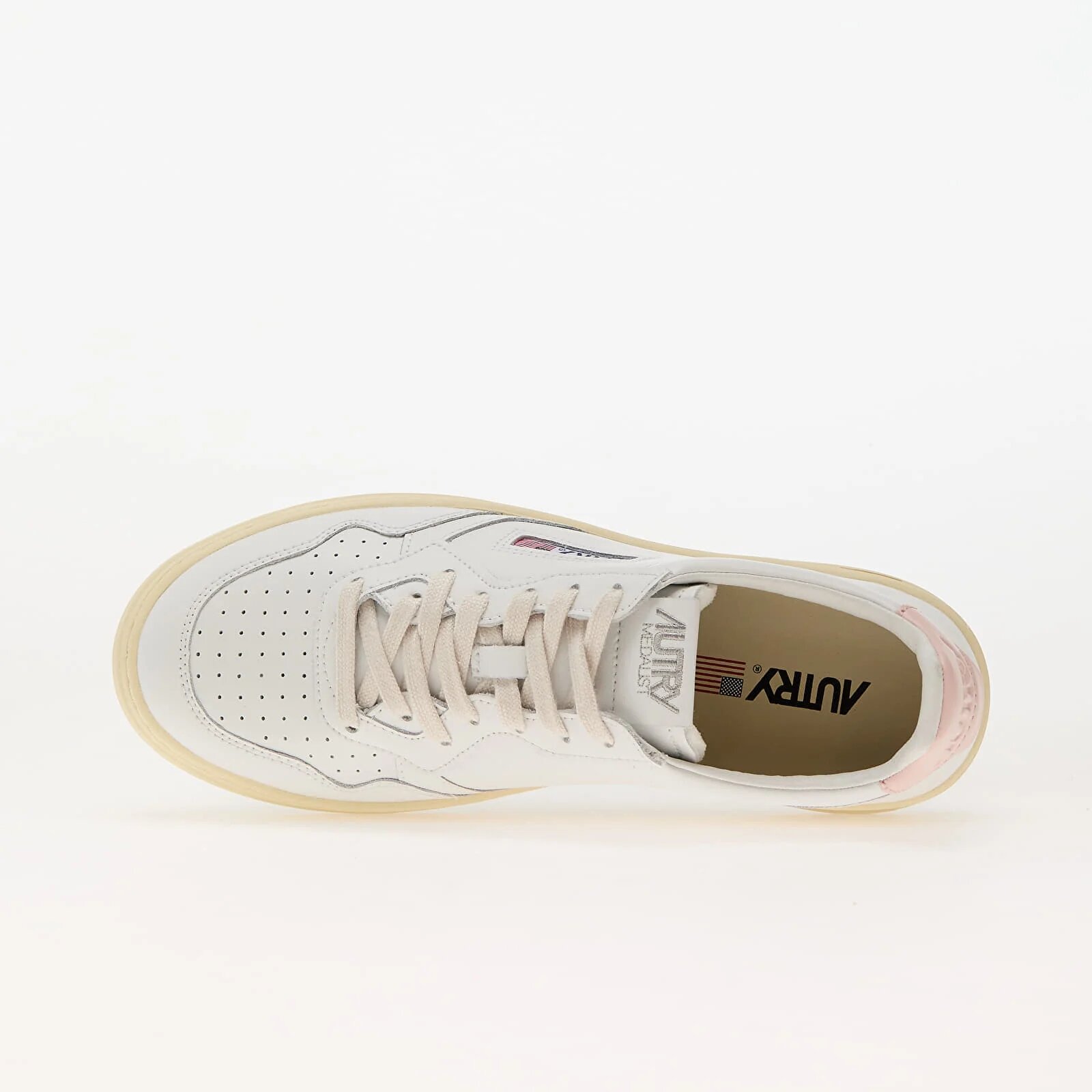 Autry Сникърси Medalist Low Wom Leat/ Leat Wht/ Pink