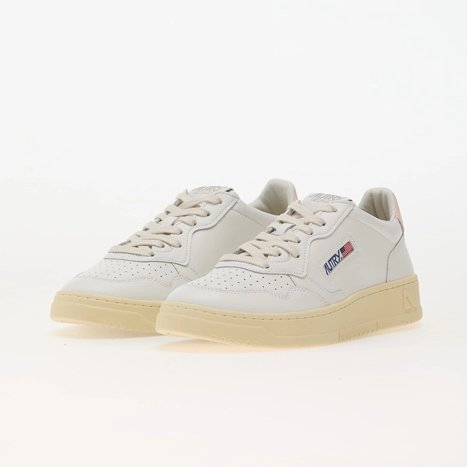 Autry Сникърси Medalist Low Wom Leat/ Leat Wht/ Pink