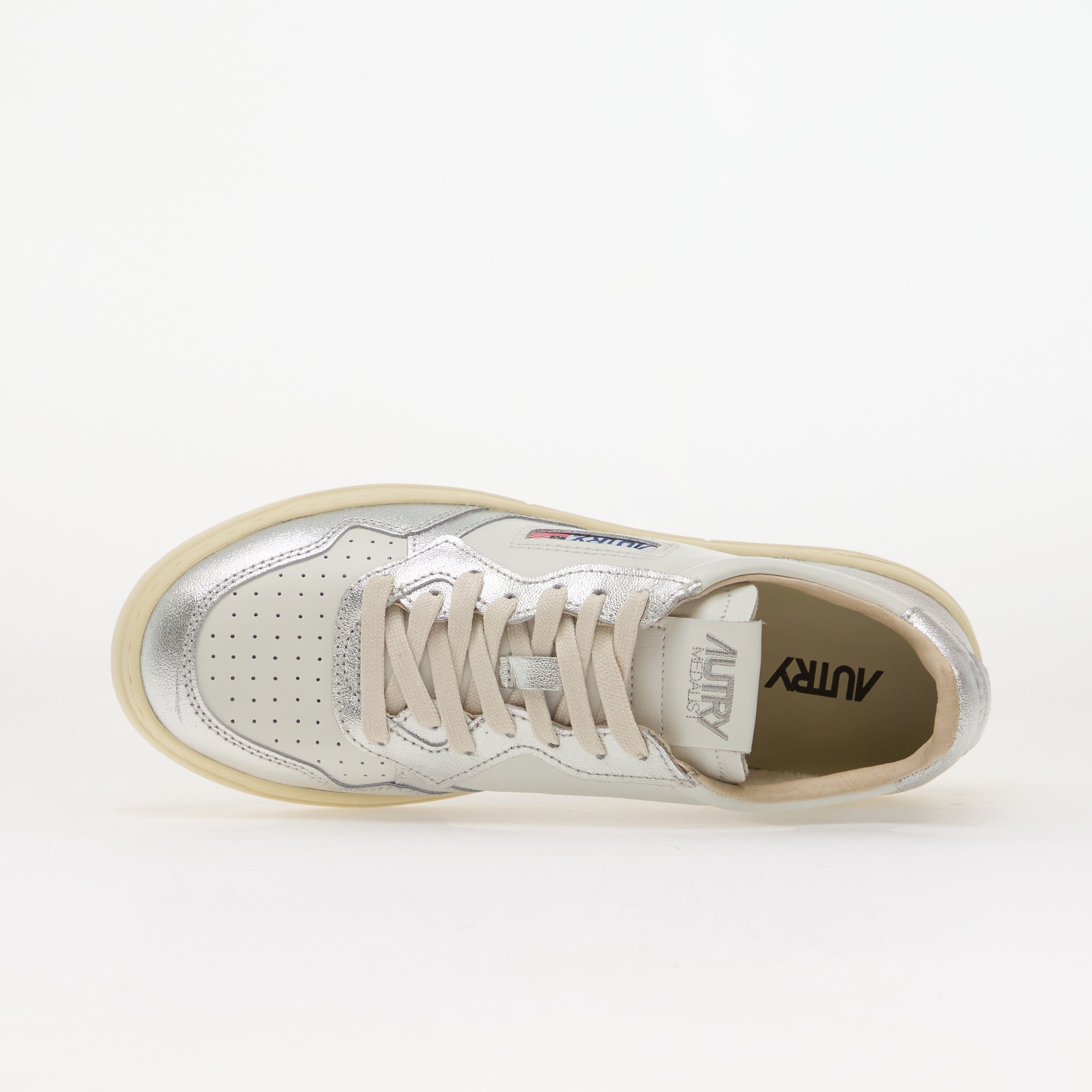 Autry Сникърси Medalist Low Woman Silver/ White